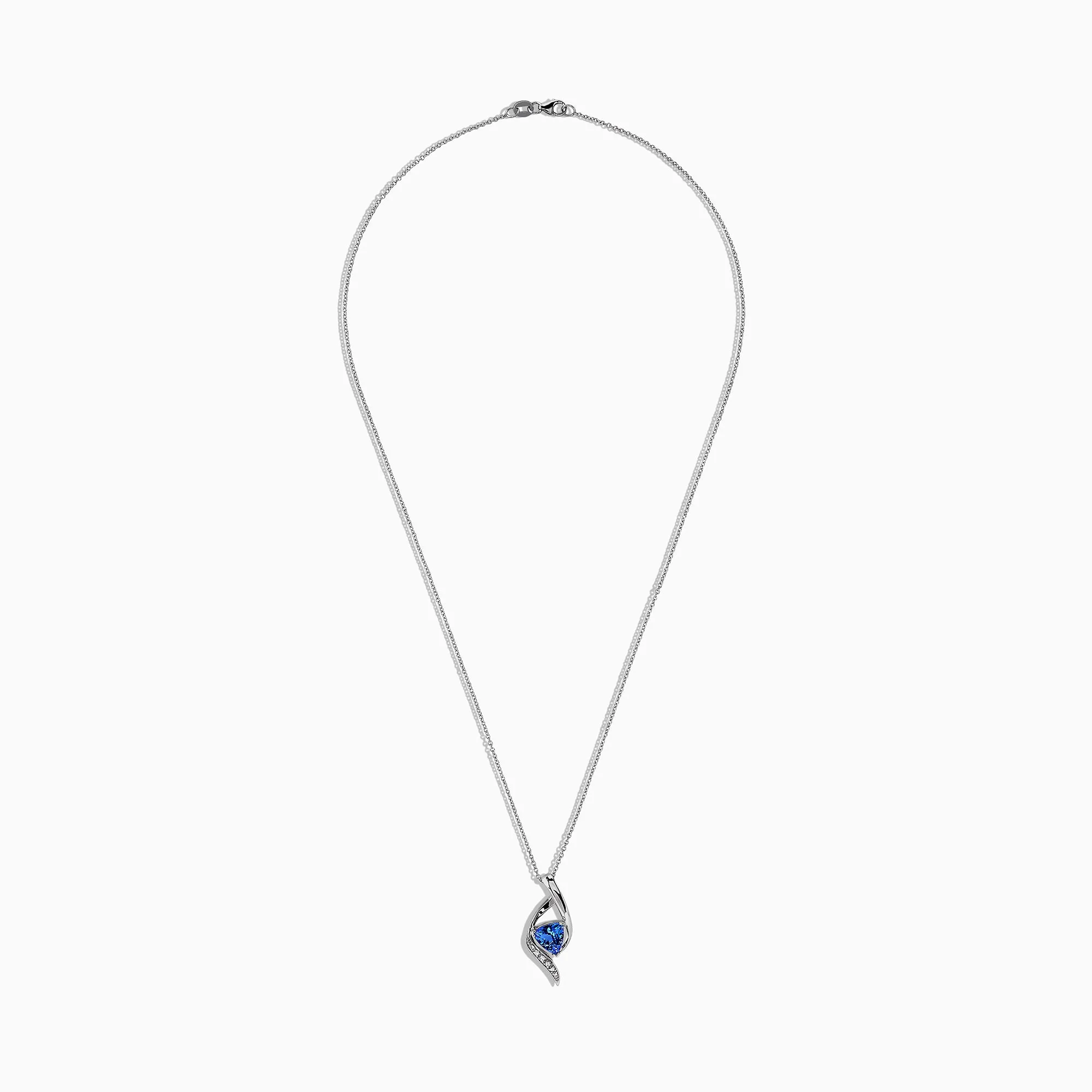 Nahla Siri 14K White Gold Tanzanite & Diamond Pendant, 1.46 TCW sold by Effy product image thumbnail 2