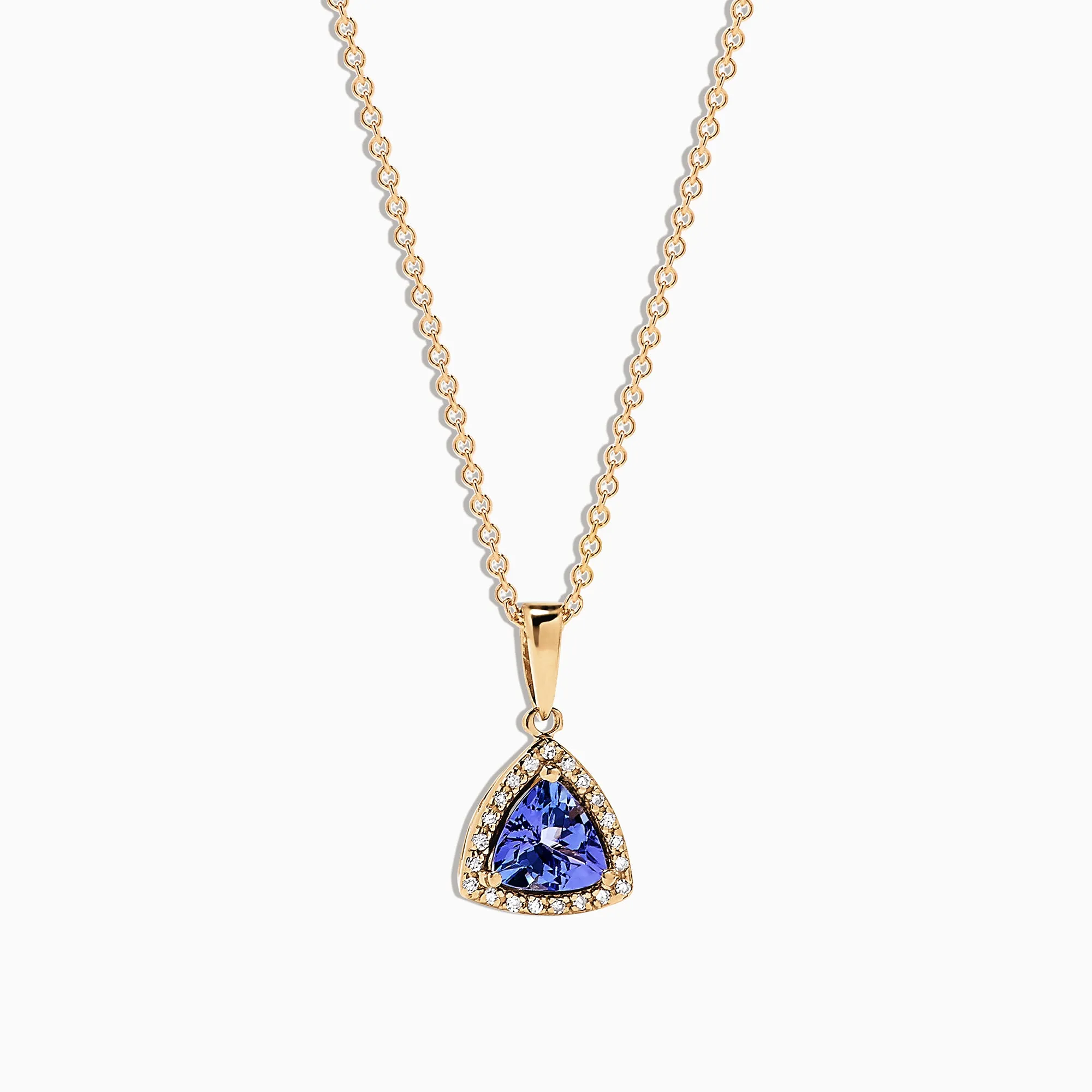 Nahla Siri 14K Yellow Gold Tanzanite & Diamond Pendant, 0.72 TCW sold by Effy