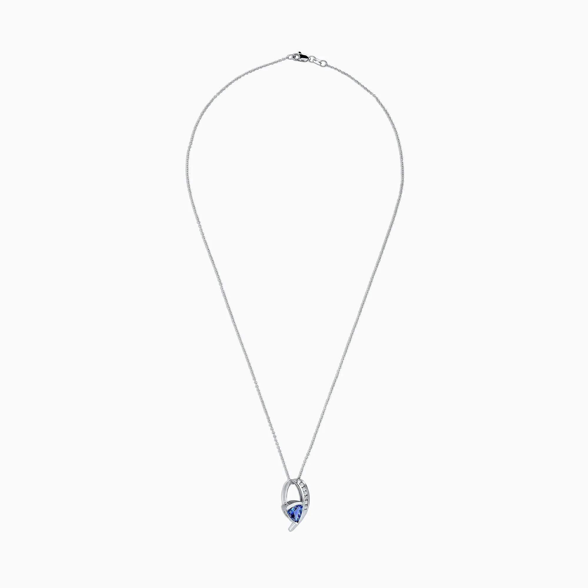 Nahla Siri 14K White Gold Tanzanite & Diamond Pendant, 1.73 TCW sold by Effy product image thumbnail 2