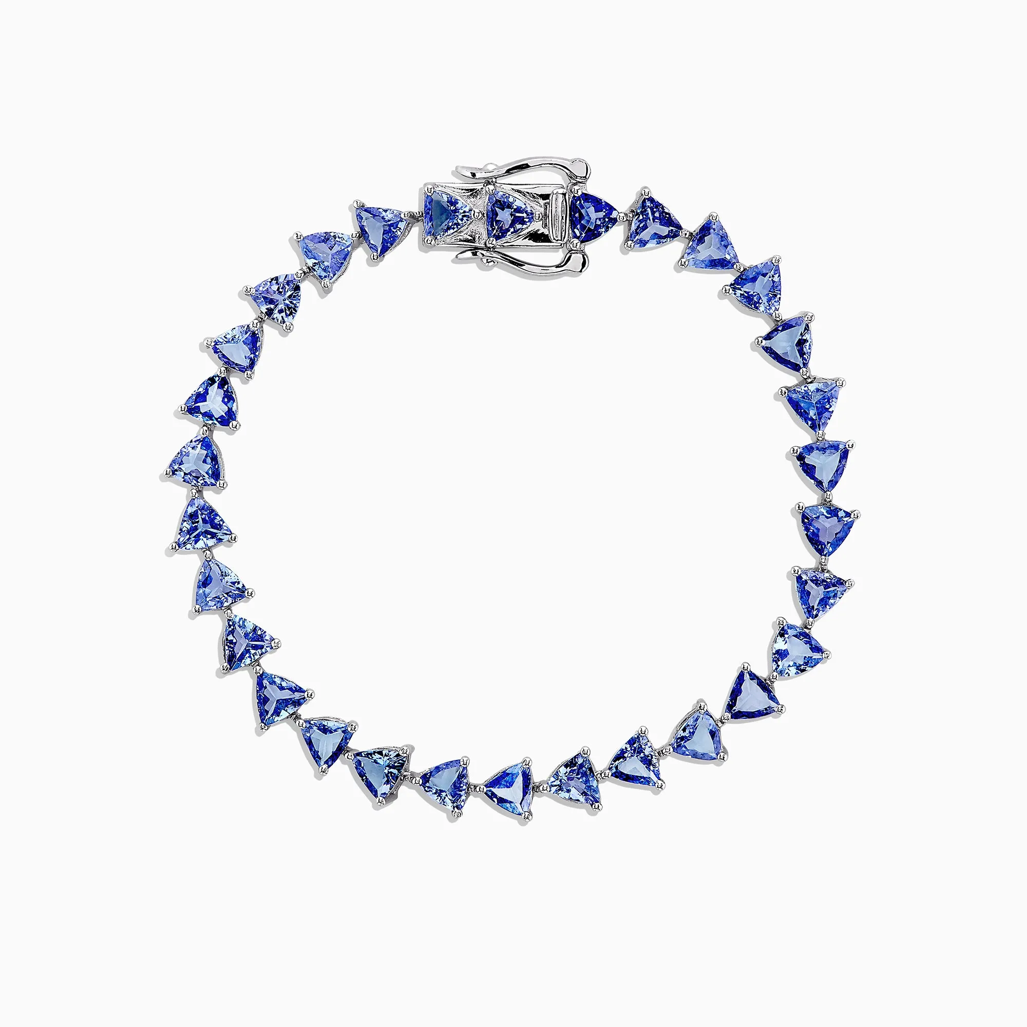 Nahla Siri Sterling Silver Tanzanite Tennis Bracelet, 11.40 TCW sold by Effy