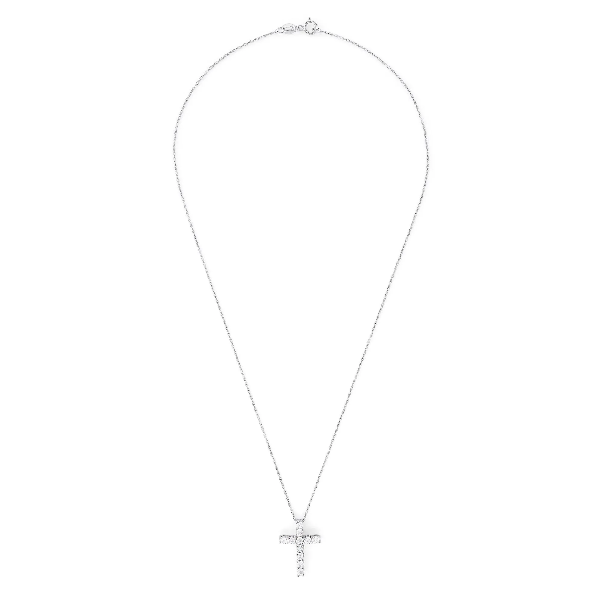 925 Sterling Silver Diamond Cross Pendant, 0.24 TCW sold by Effy product image thumbnail 2