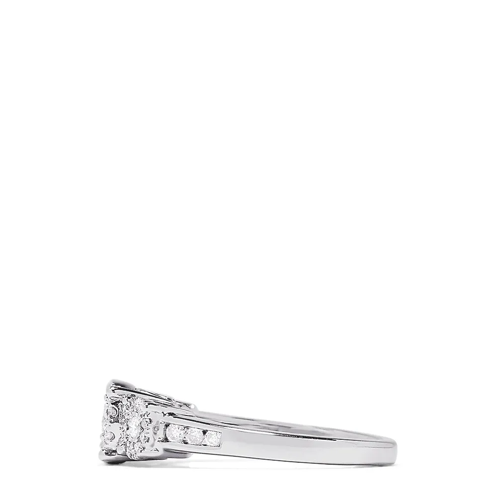 925 Sterling Silver Diamond Cluster Ring, 0.49 TCW sold by Effy product image thumbnail 3
