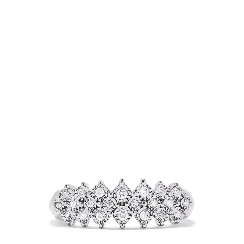 925 Sterling Silver Diamond Ring, 0.20 TCW sold by Effy