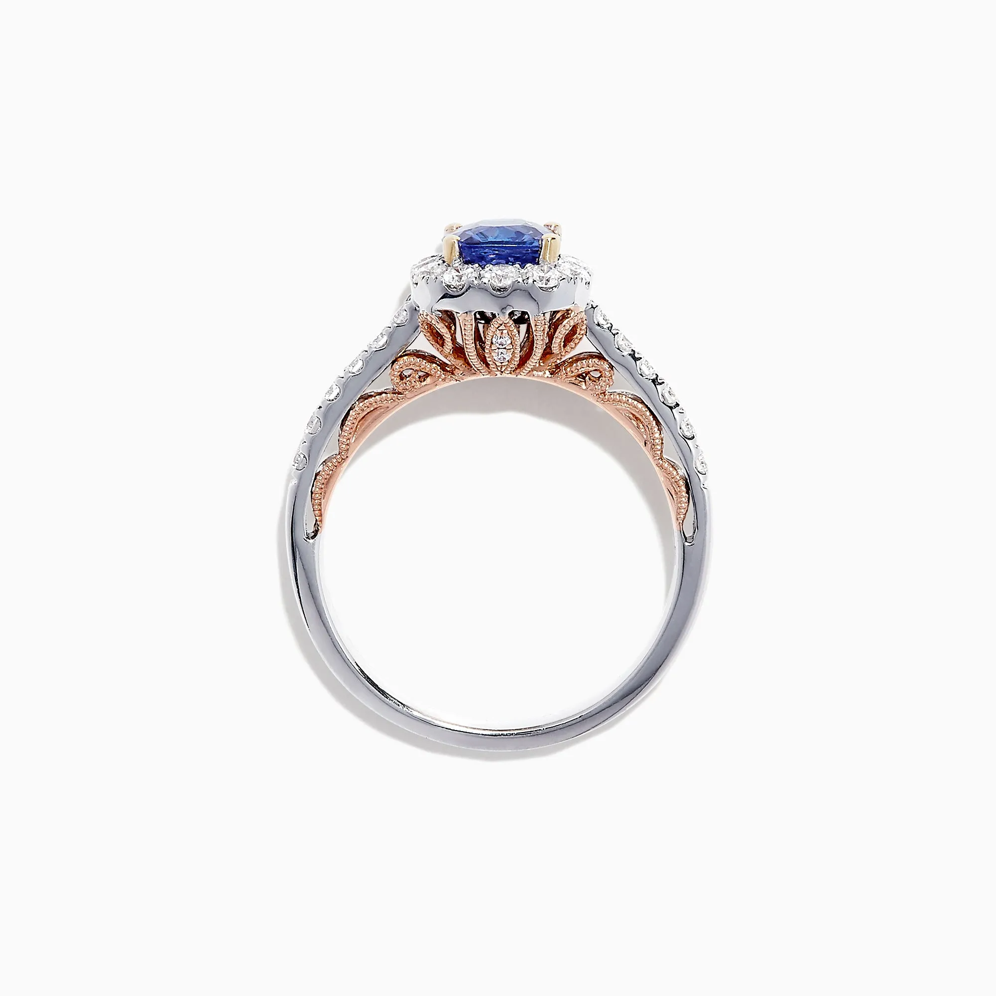 Nahla Siri 14K Two Tone Gold Tanzanite & Diamond Ring, 1.45 TCW sold by Effy product image thumbnail 4