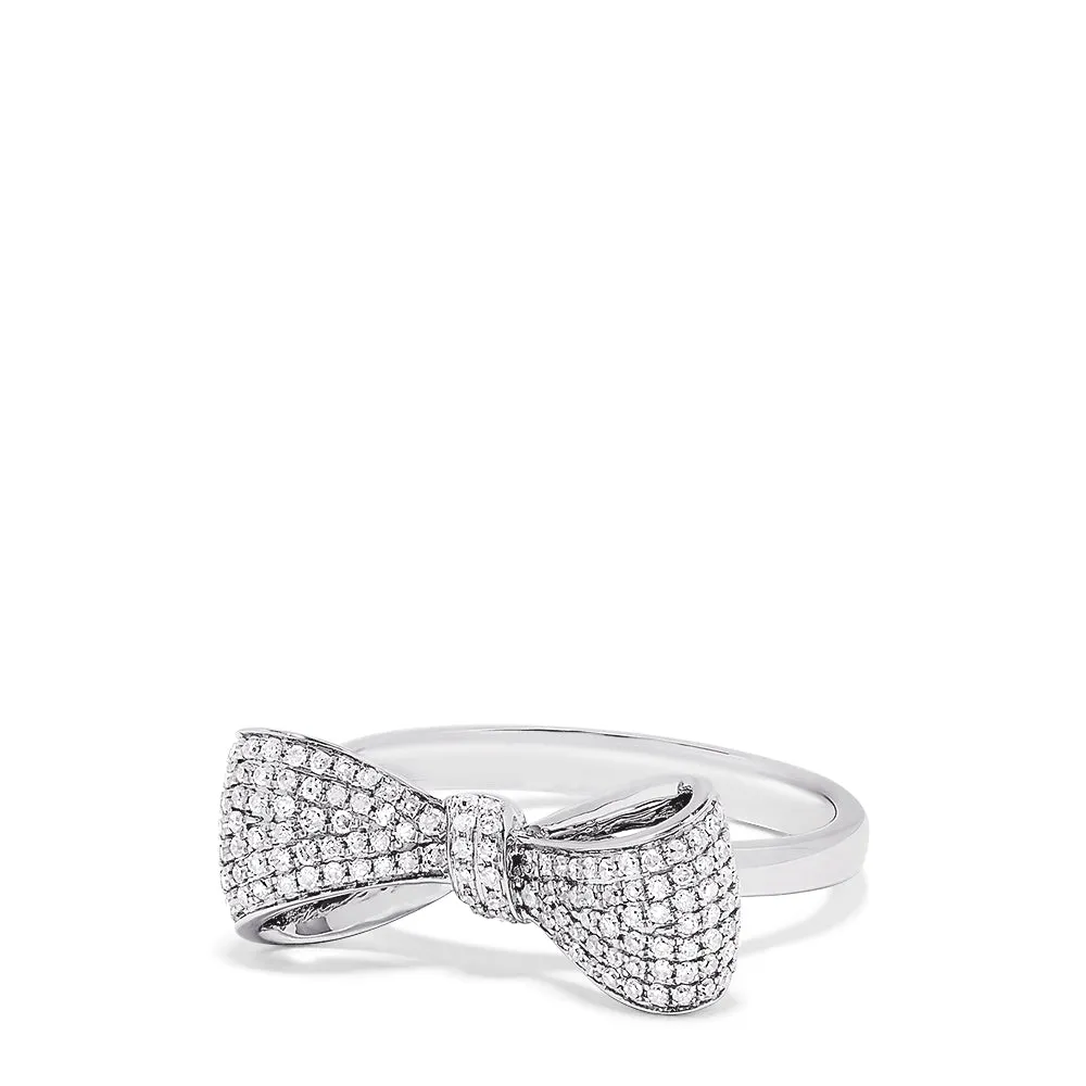 Novelty 14K White Gold Diamond Bow Ring, 0.35 TCW sold by Effy product image thumbnail 2