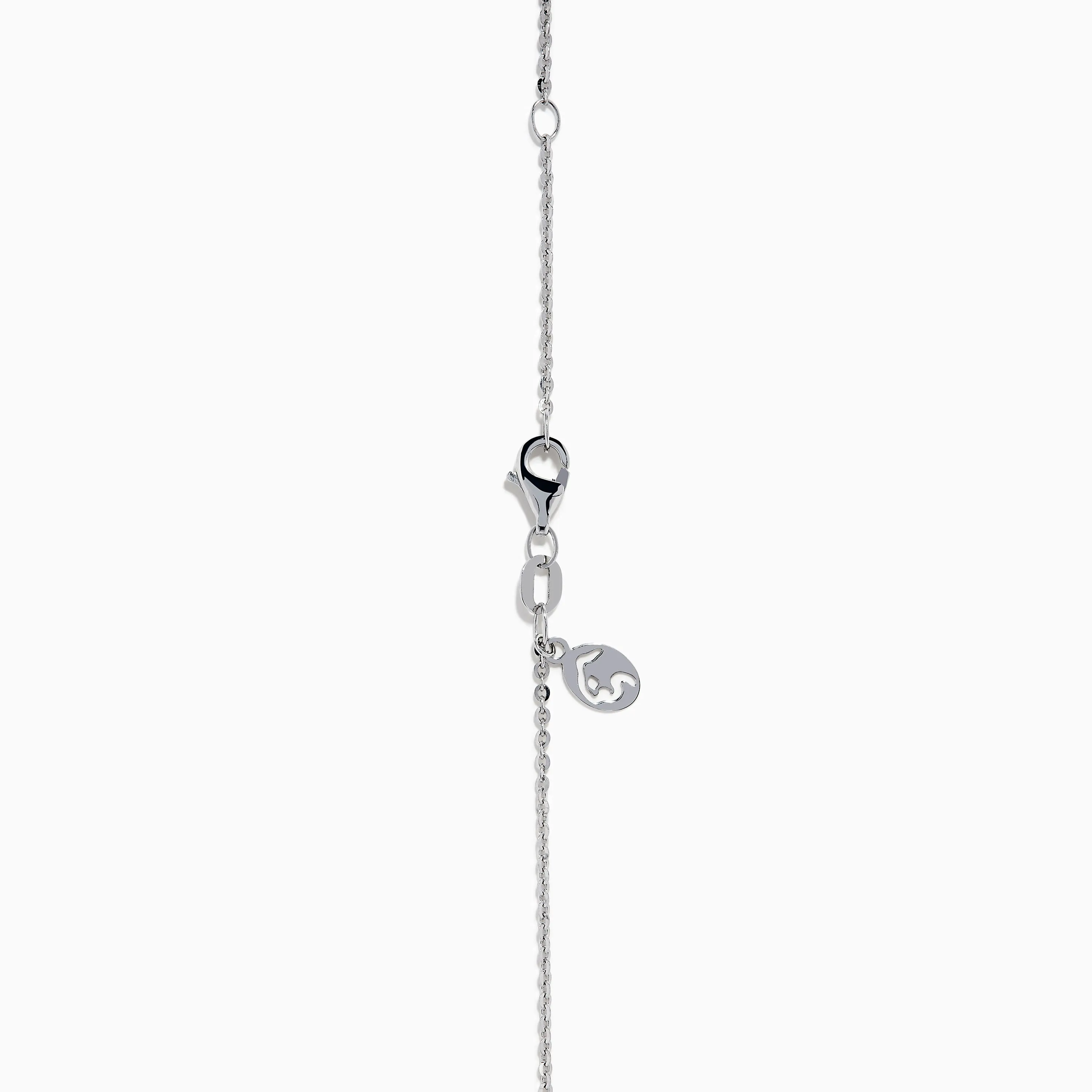 Lab Grown Diamond 3.00ct Solitaire Pendant in 14K White Gold sold by Effy product image thumbnail 4