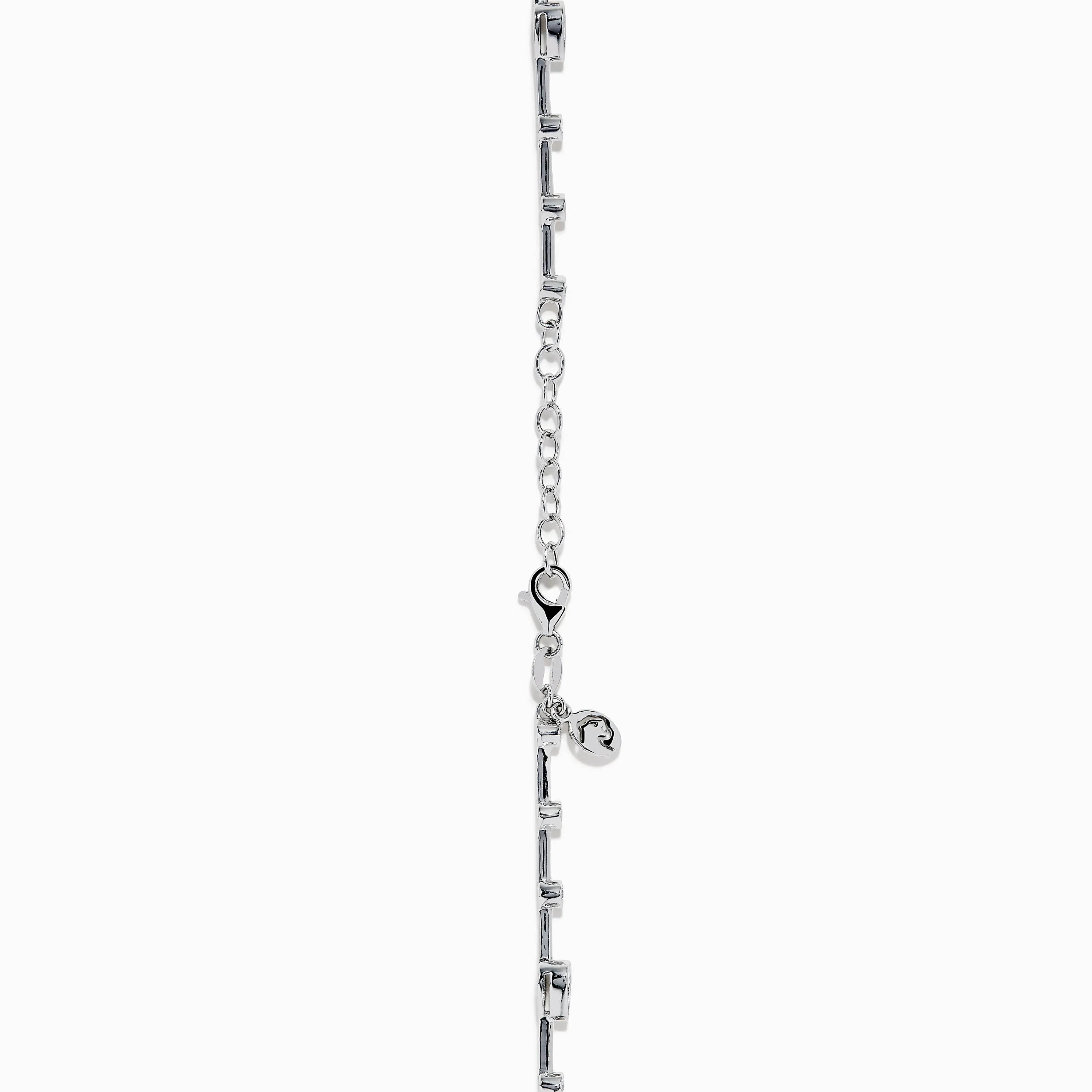 14K White Gold Diamond Station Bracelet sold by Effy product image thumbnail 4