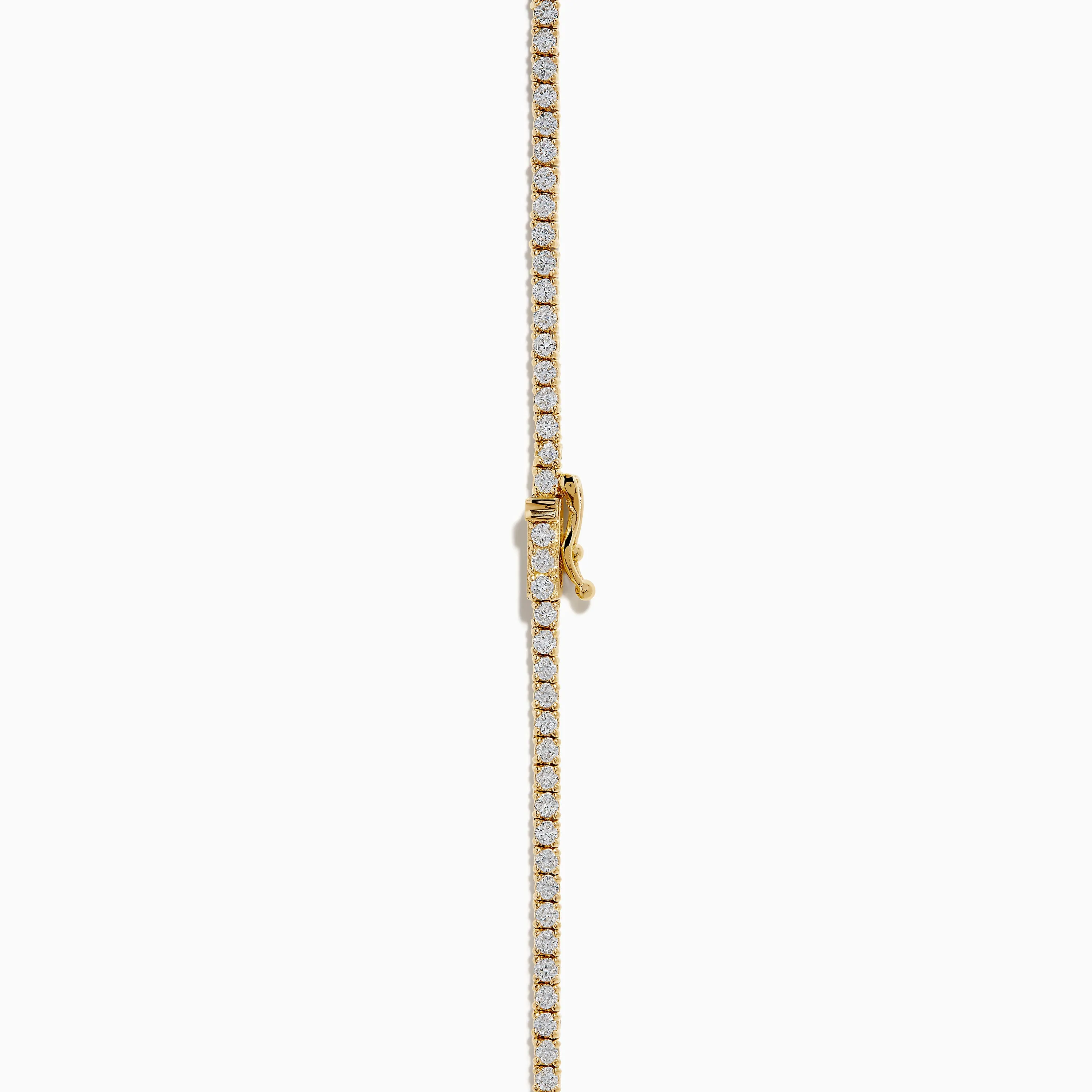Lab Grown Diamond 4.9ct Tennis Necklace in 14K Yellow Gold sold by Effy product image thumbnail 4