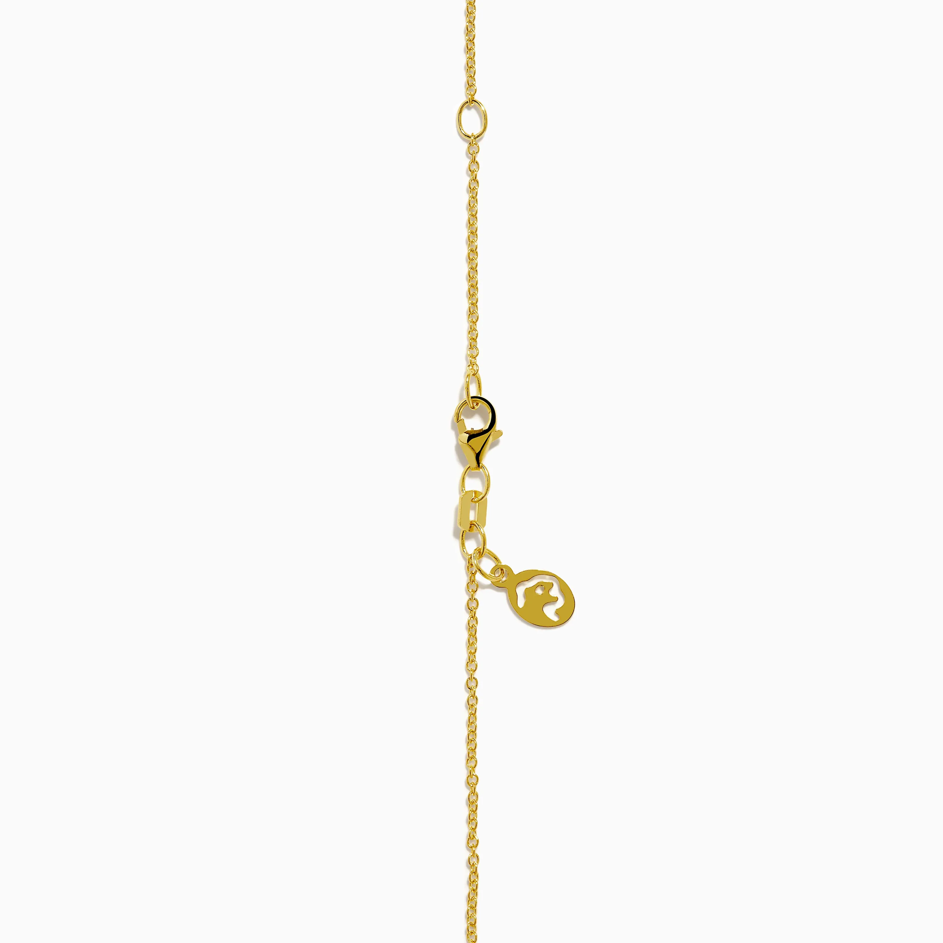 14K Yellow Gold Diamond Love Knot Pendant sold by Effy product image thumbnail 4