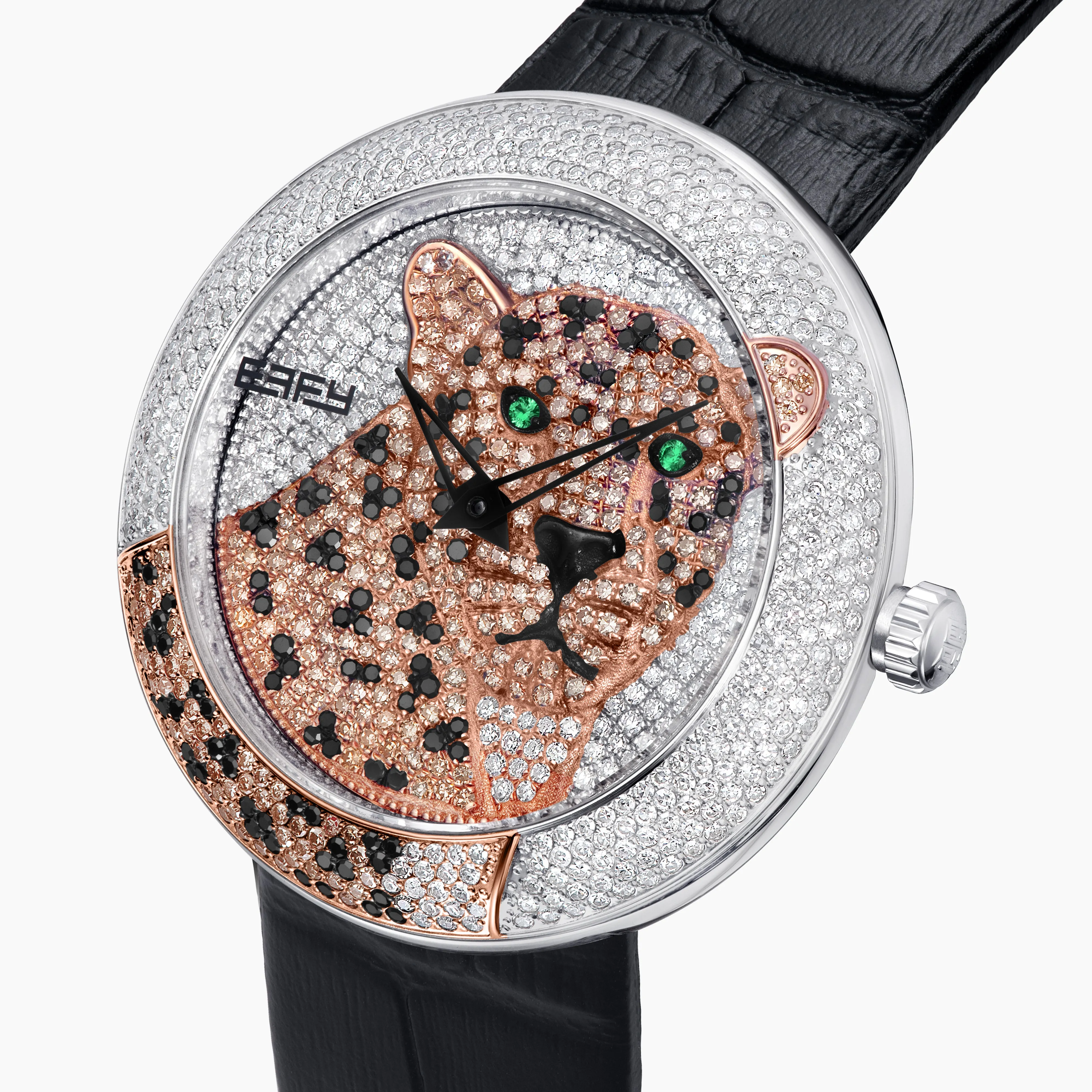 39MM Swiss Made Stainless Steel Signature Panther Watch with Diamonds sold by Effy product image thumbnail 3