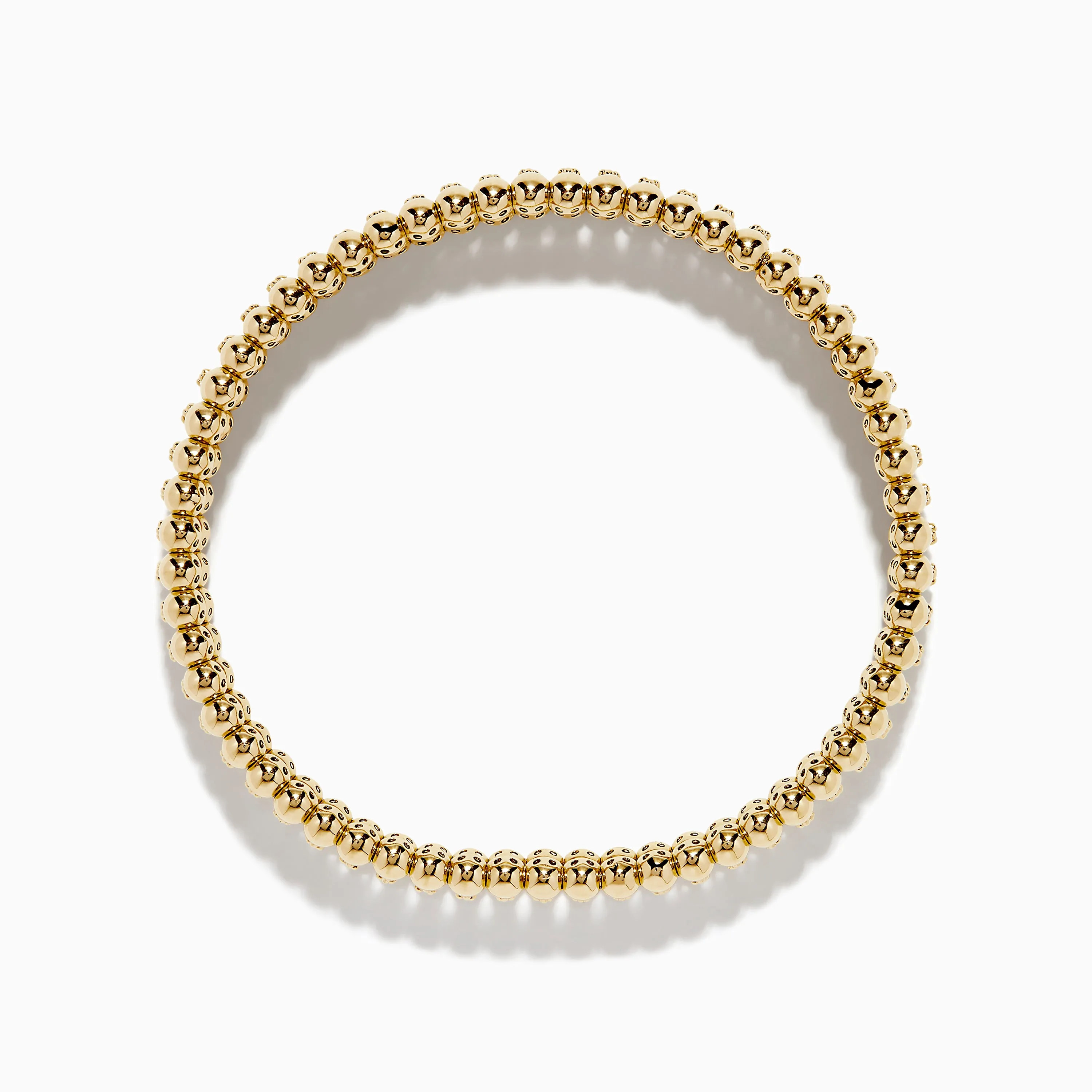 D'Oro 14K Yellow Gold Diamond Stretch Bracelet sold by Effy product image thumbnail 3