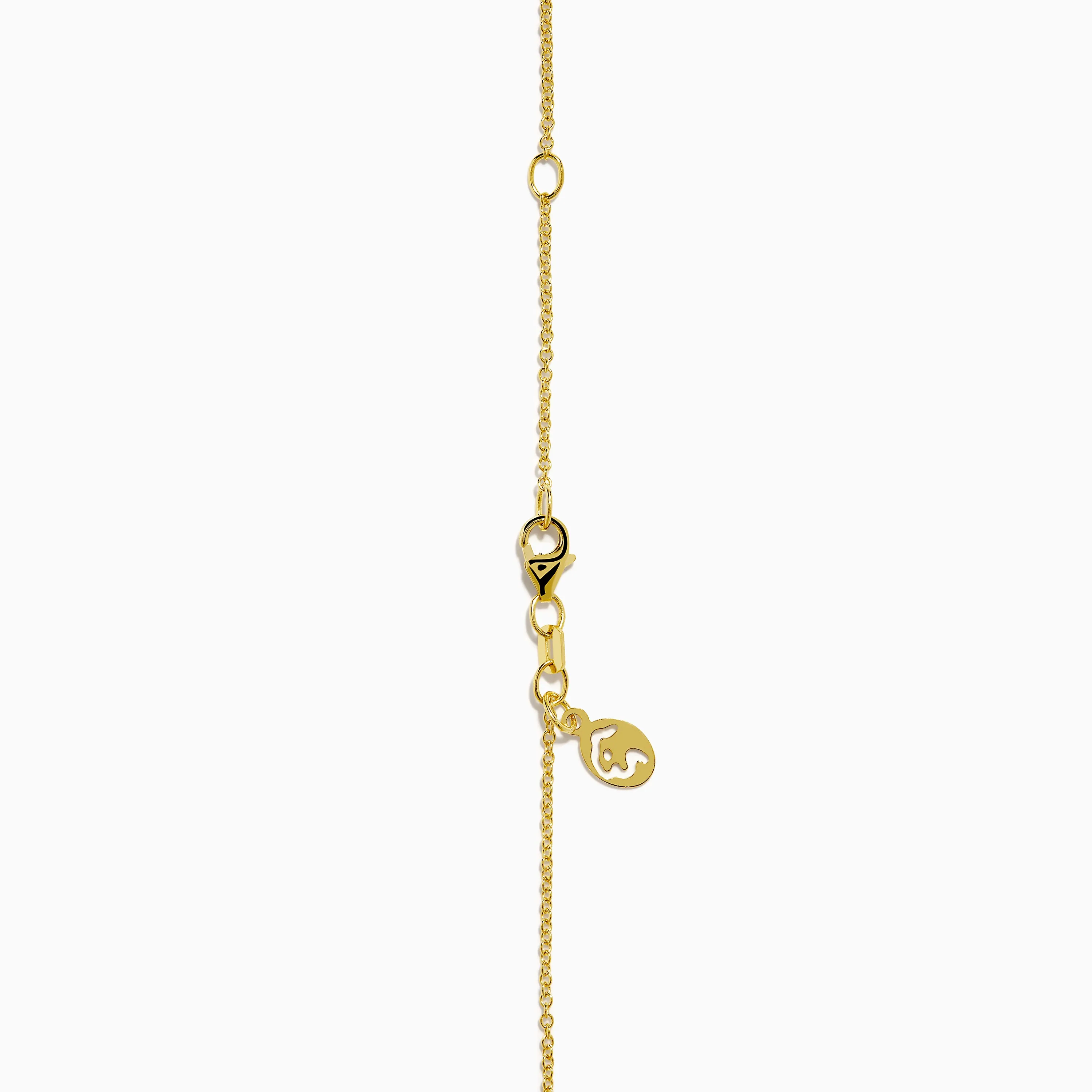 14K Yellow Gold Amethyst and Diamond Flower Pendant sold by Effy product image thumbnail 4