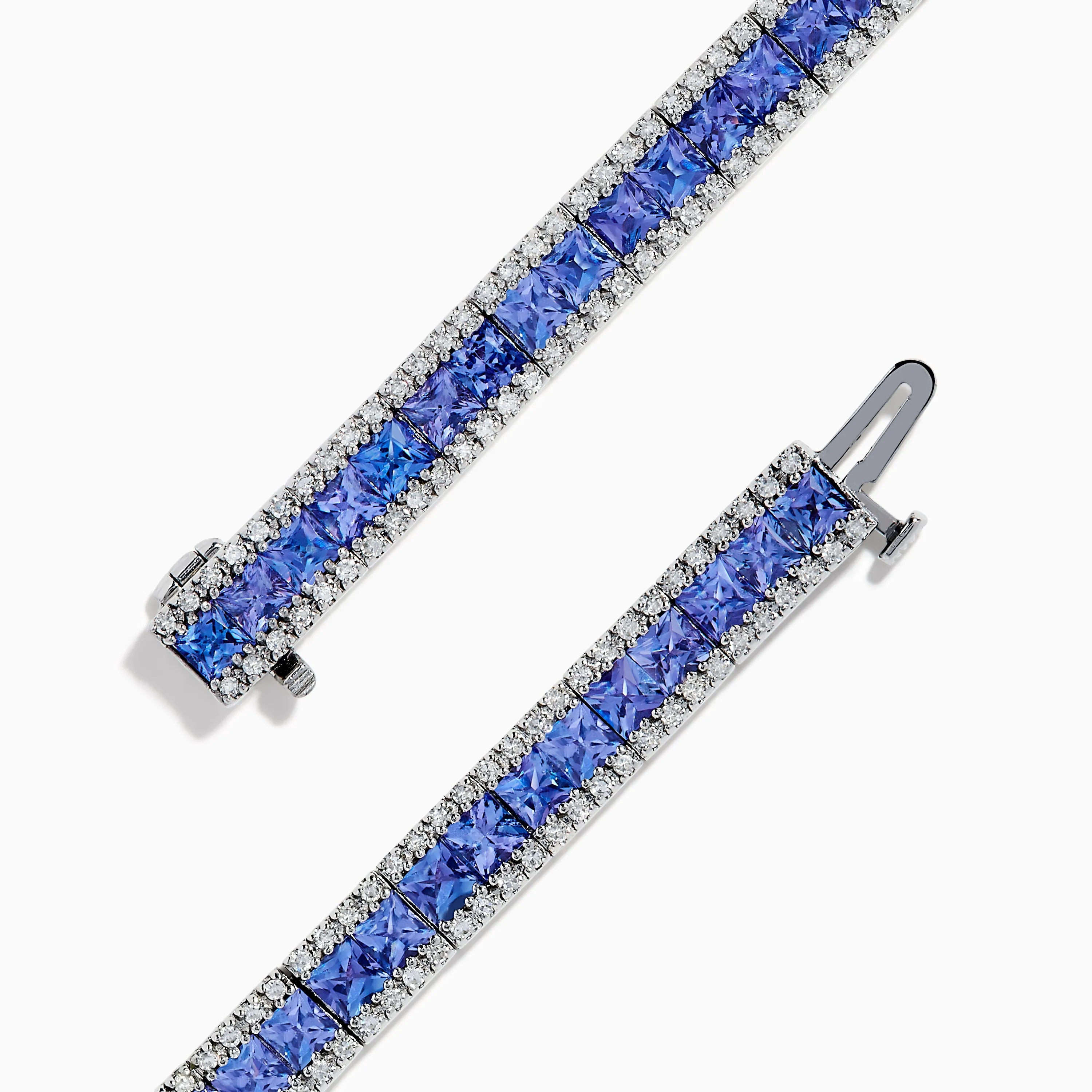 Nahla Siri 14K White Gold Tanzanite and Diamond Tennis Bracelet sold by Effy product image thumbnail 4