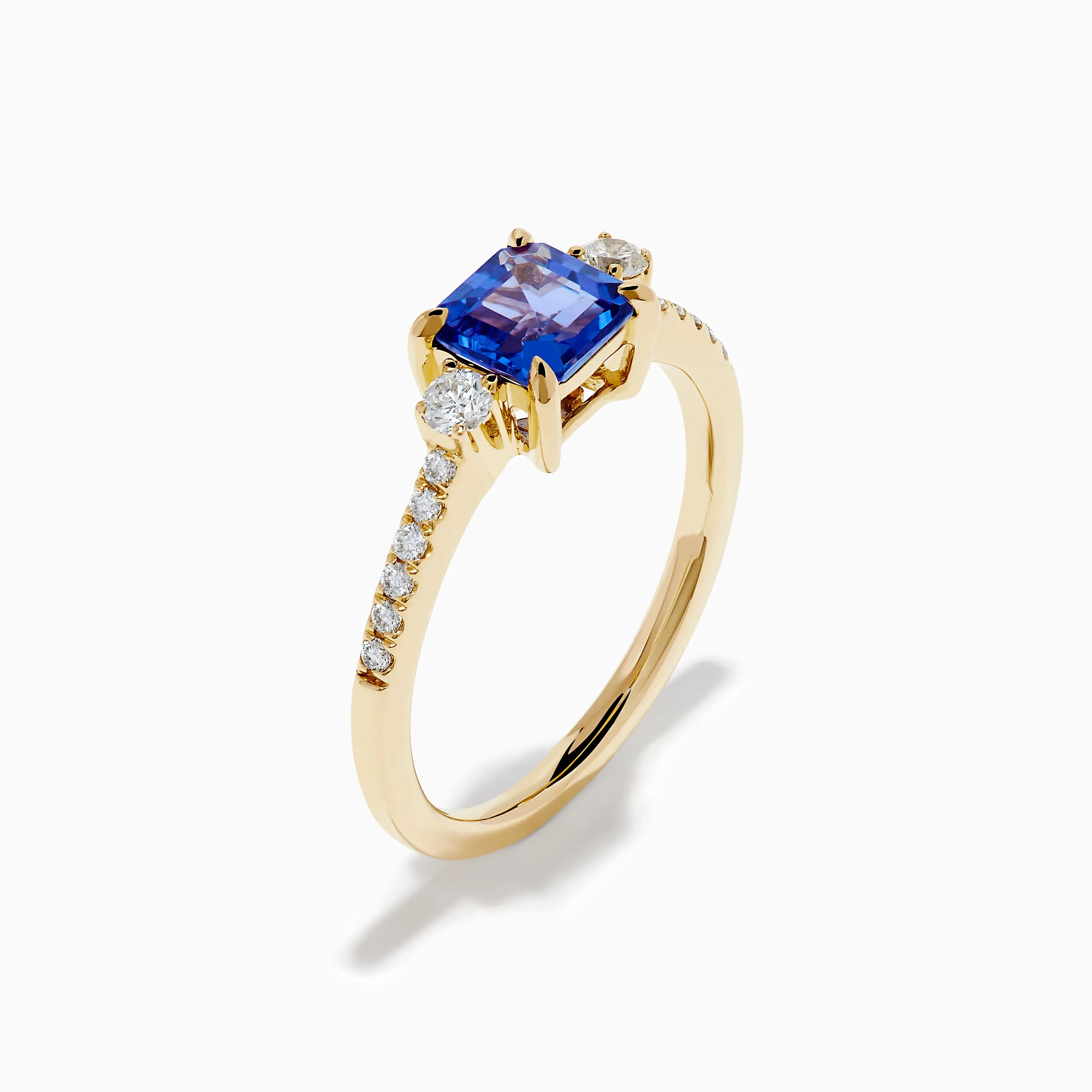 14K Yellow Gold Tanzanite and Diamond Ring sold by Effy product image thumbnail 4
