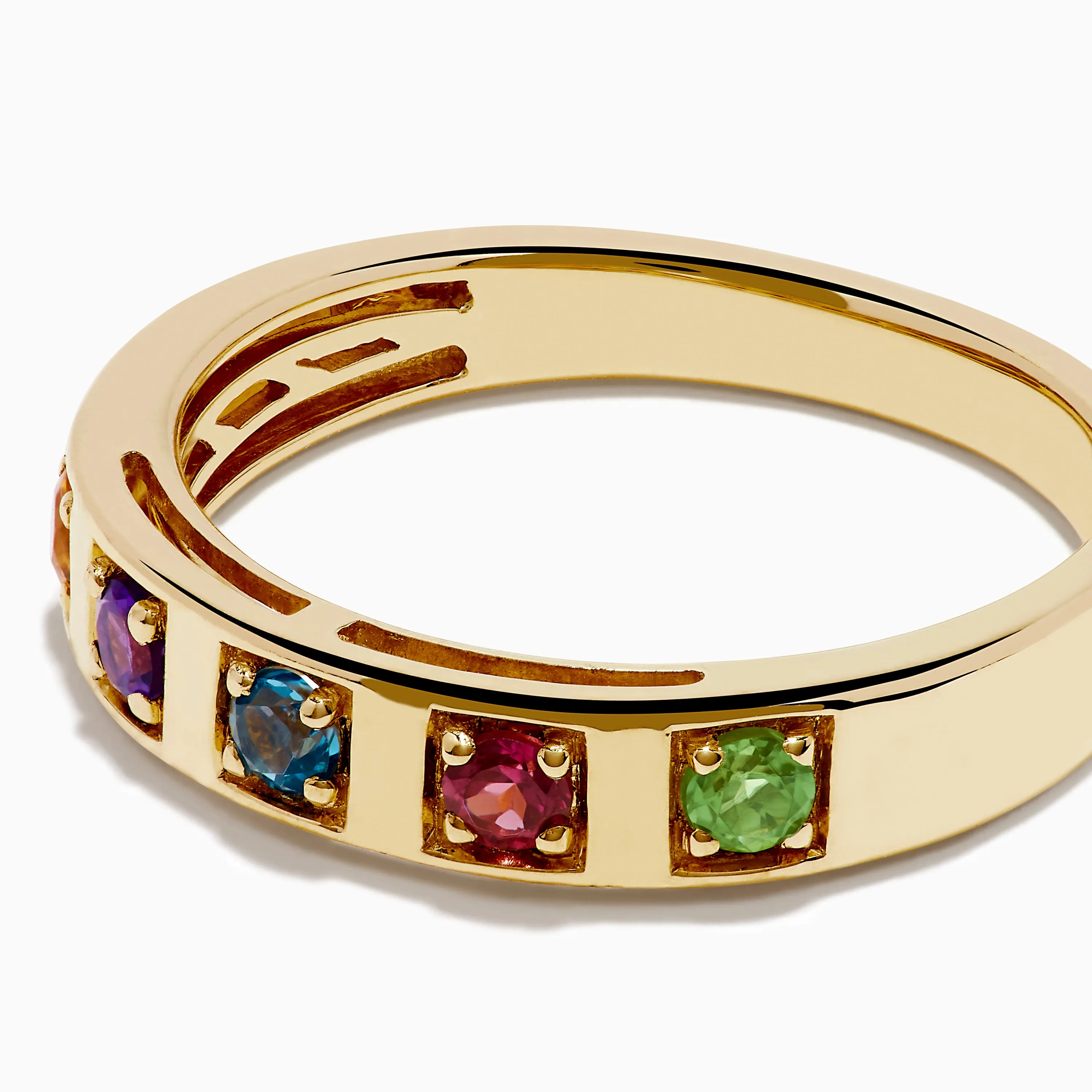 14K Yellow Gold Multi Colored Gemstone Band sold by Effy product image thumbnail 2