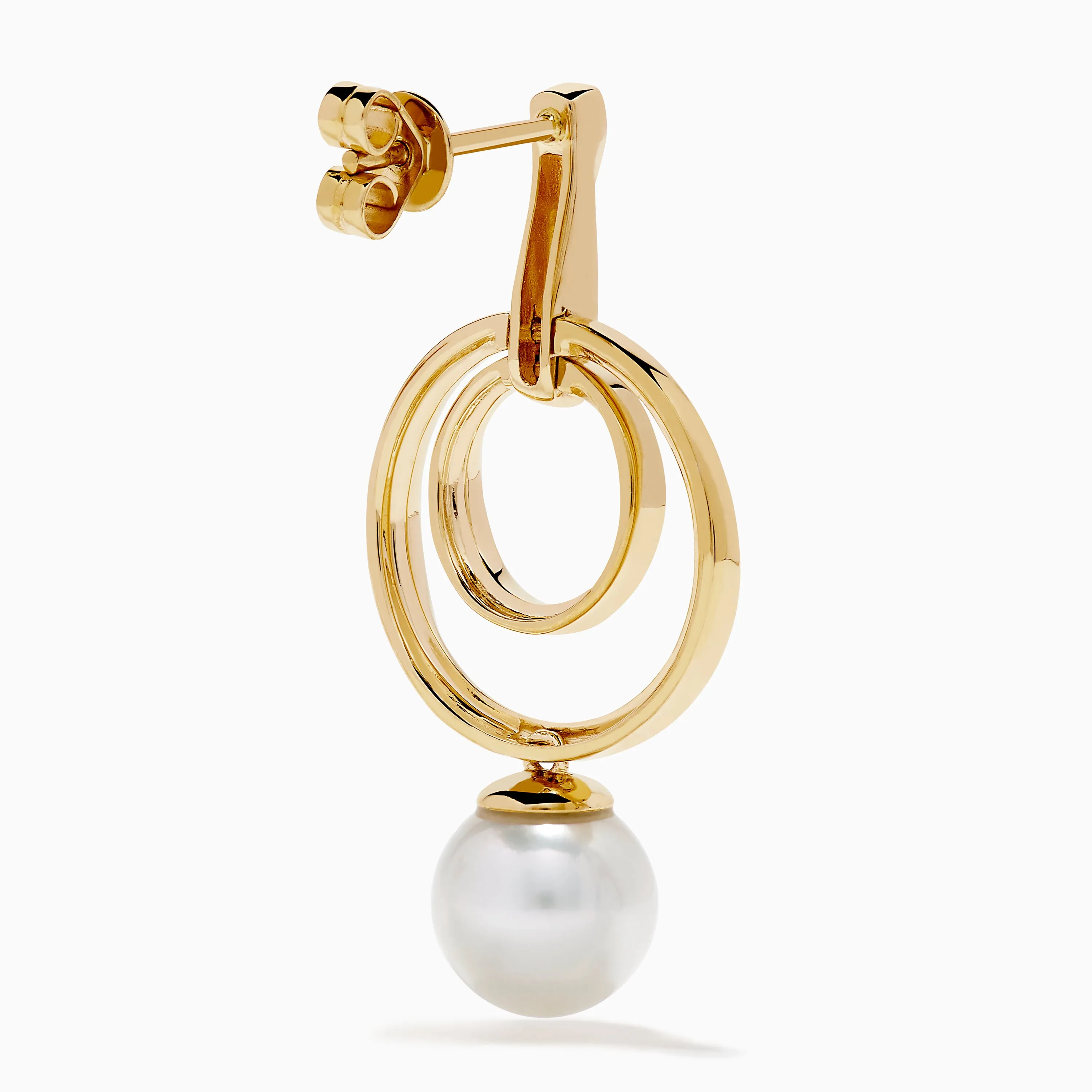 14K Yellow Gold Fresh Water Pearl Dangle Earrings sold by Effy product image thumbnail 4