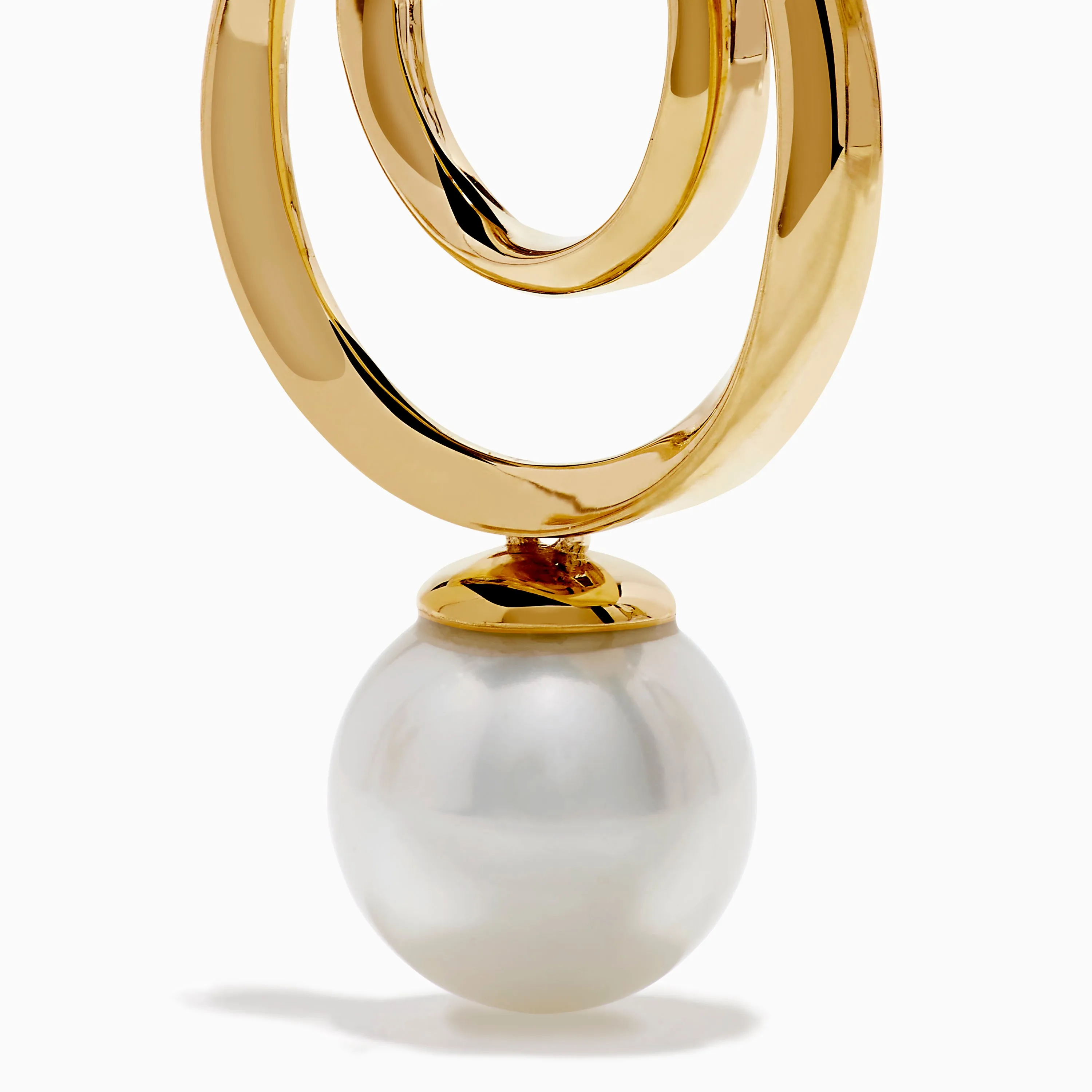 14K Yellow Gold Fresh Water Pearl Dangle Earrings sold by Effy product image thumbnail 2