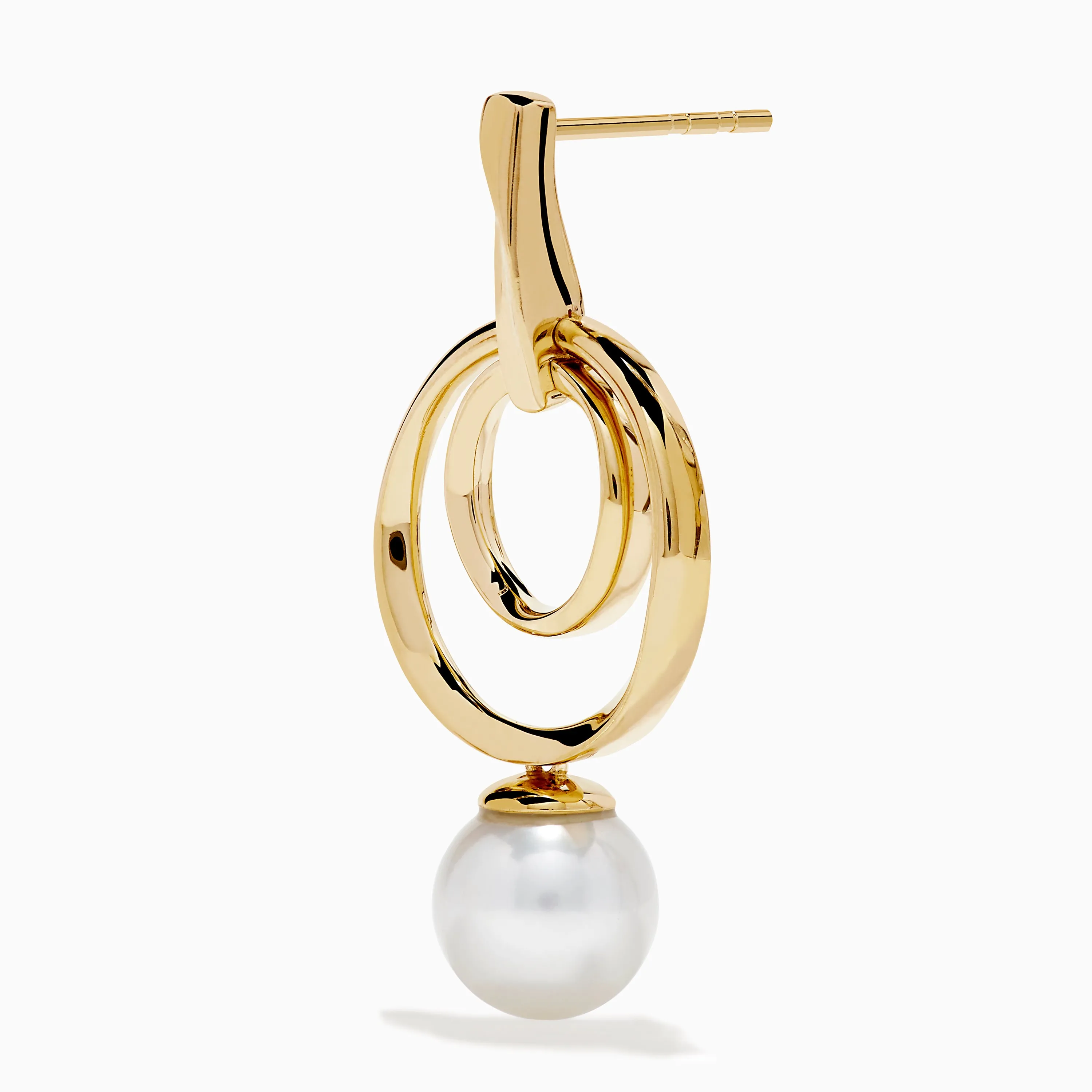 14K Yellow Gold Fresh Water Pearl Dangle Earrings sold by Effy product image thumbnail 3