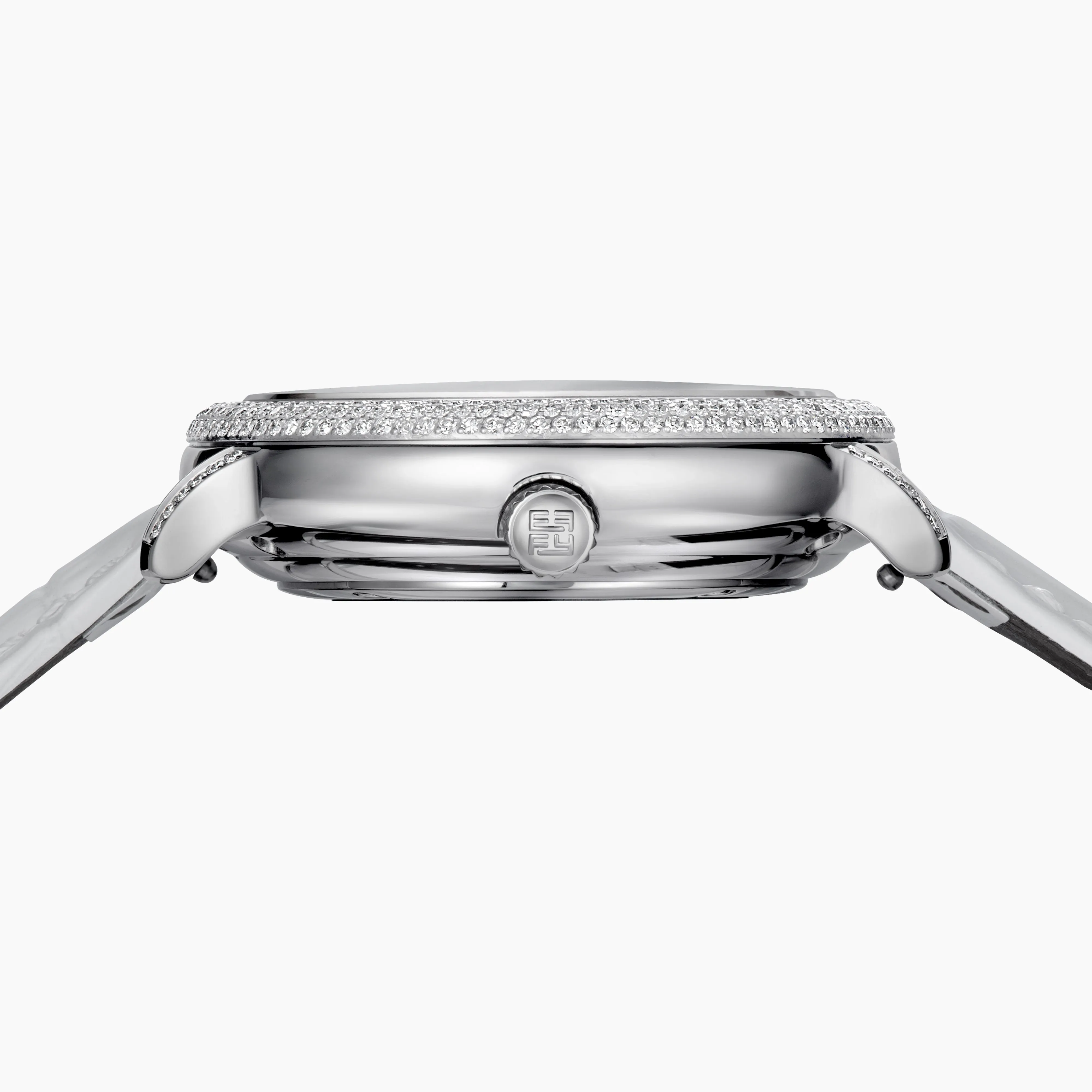 38MM Swiss Made Stainless Steel Rainbow Spinning Butterfly Watch with Rainbow Gemstones and Diamonds sold by Effy product image thumbnail 4