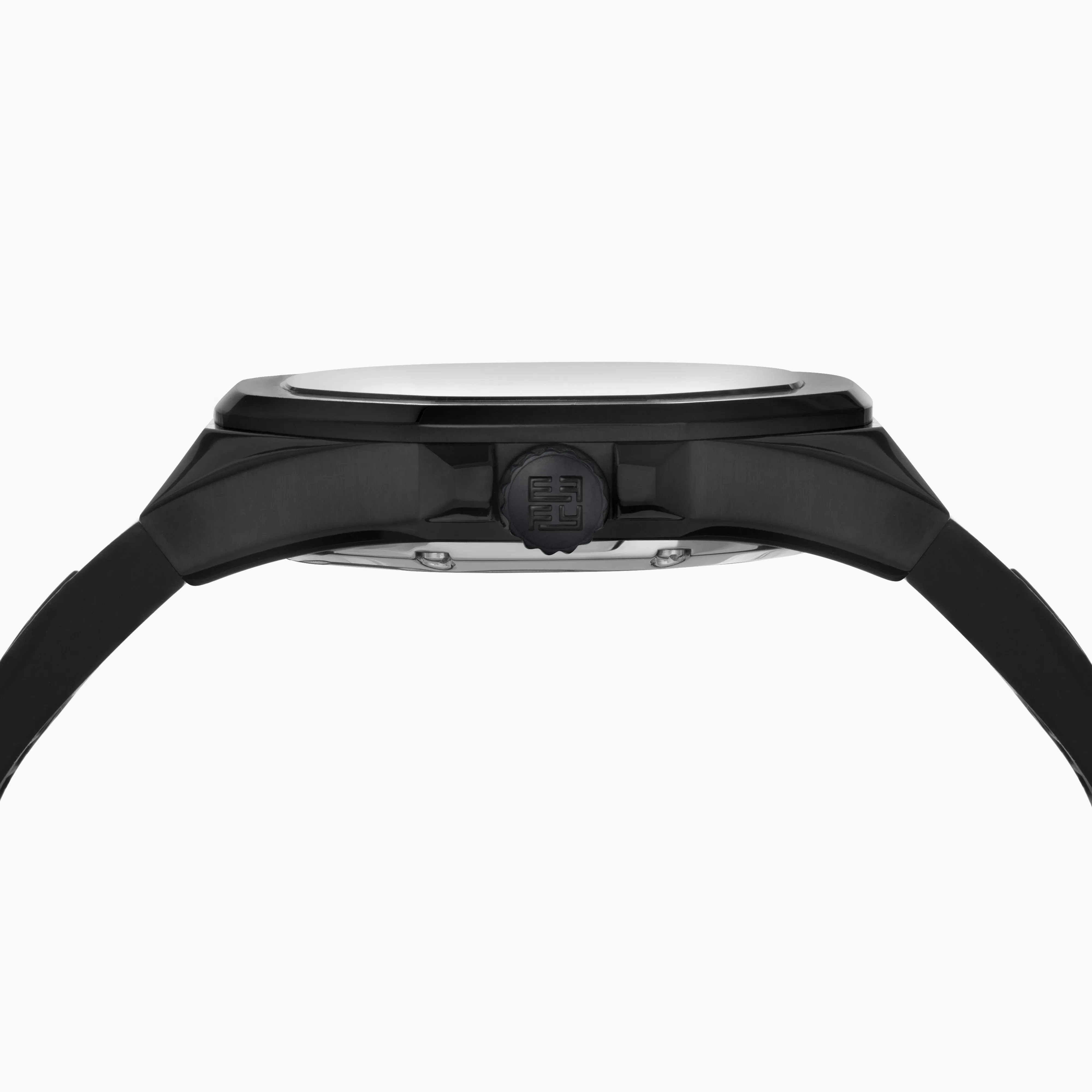 42MM Swiss Made Black PVD Titanium Automatic Skeleton Watch sold by Effy product image thumbnail 4