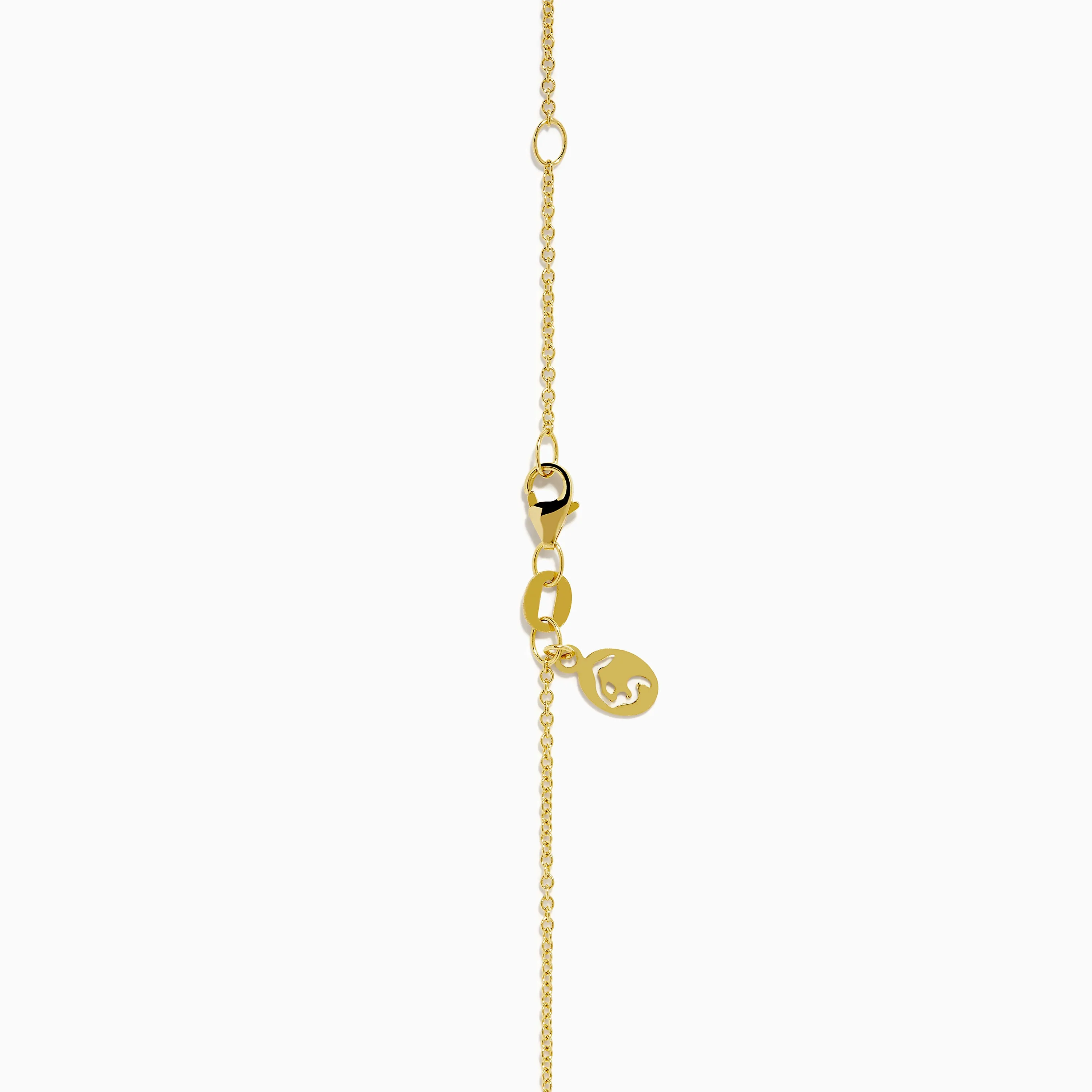 14K Yellow Gold Tsavorite and Diamond Flower Pendant sold by Effy product image thumbnail 4