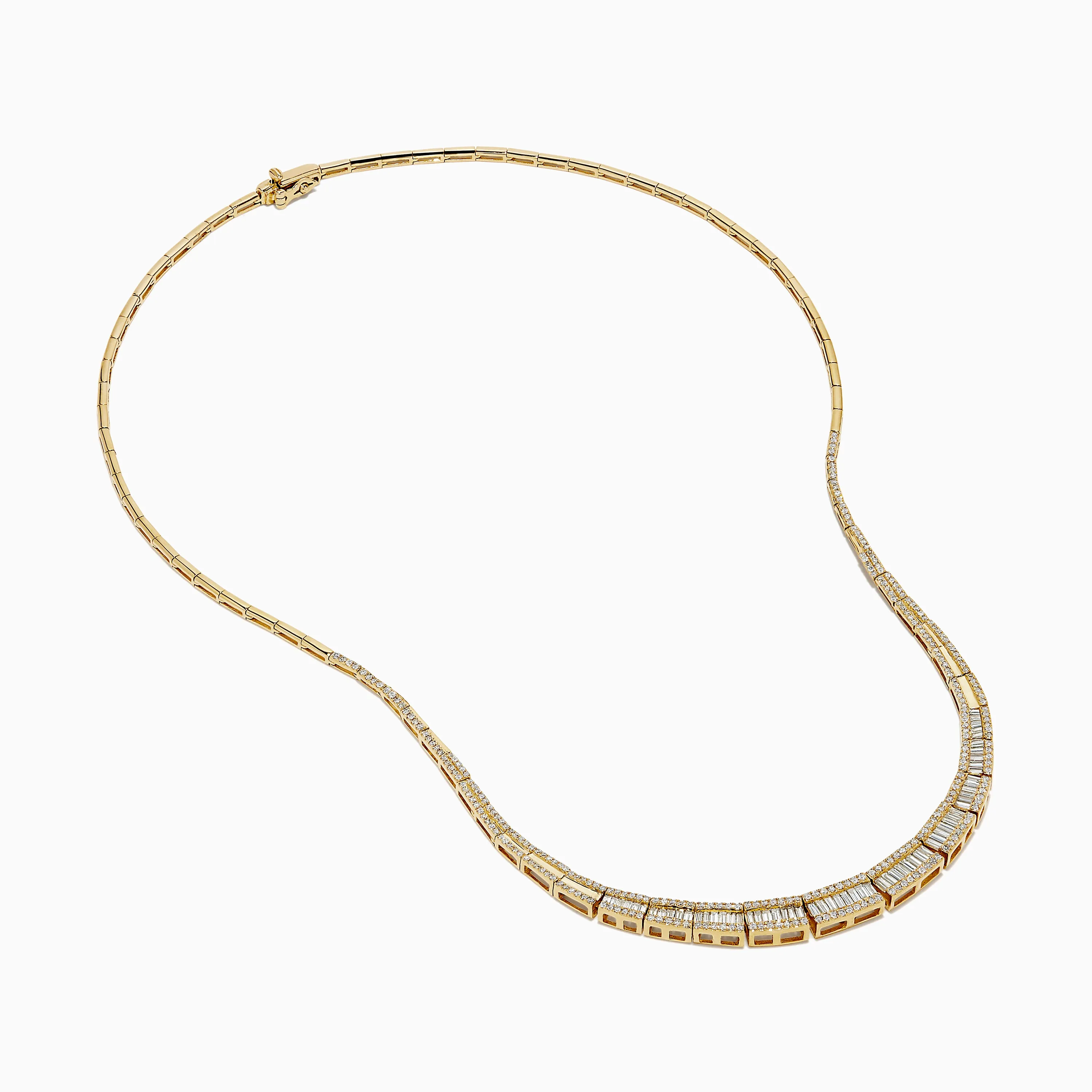 14K Yellow Gold Diamond Graduating Collar Necklace sold by Effy product image thumbnail 2