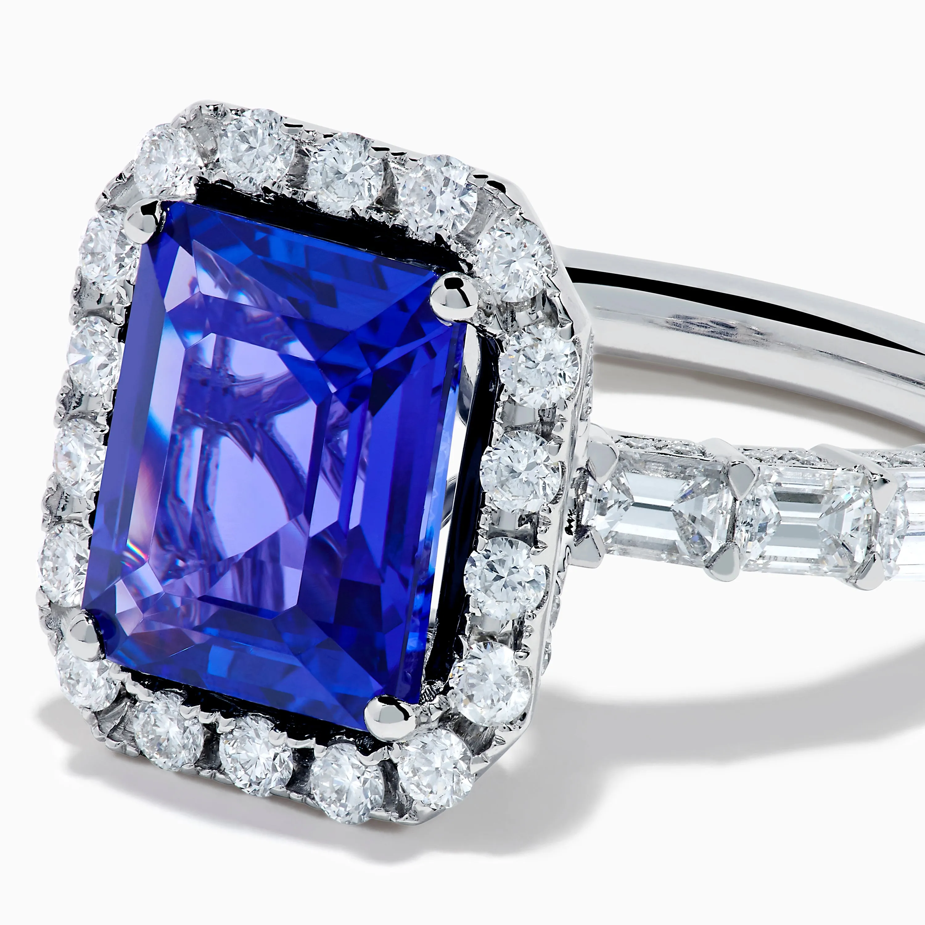 Effy Hematian 18K White Gold Tanzanite and Diamond Ring sold by Effy product image thumbnail 2