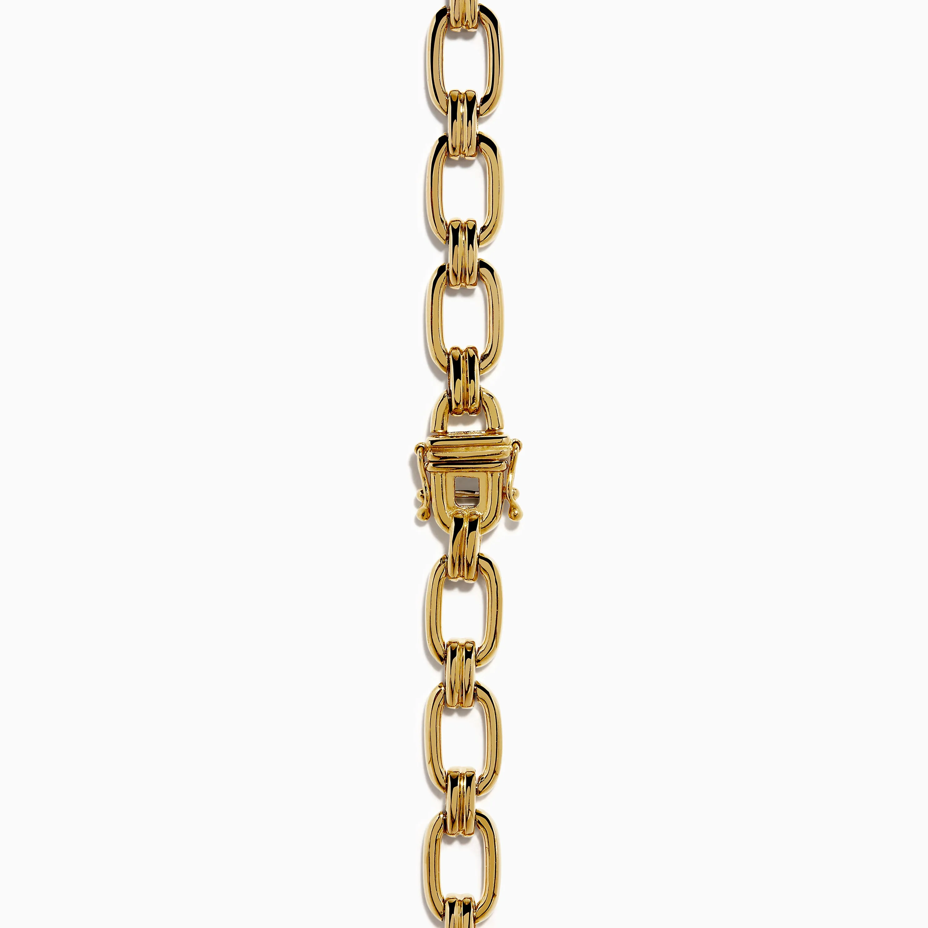14K Yellow Gold Chain Link Necklace with Diamond Accents sold by Effy product image thumbnail 4
