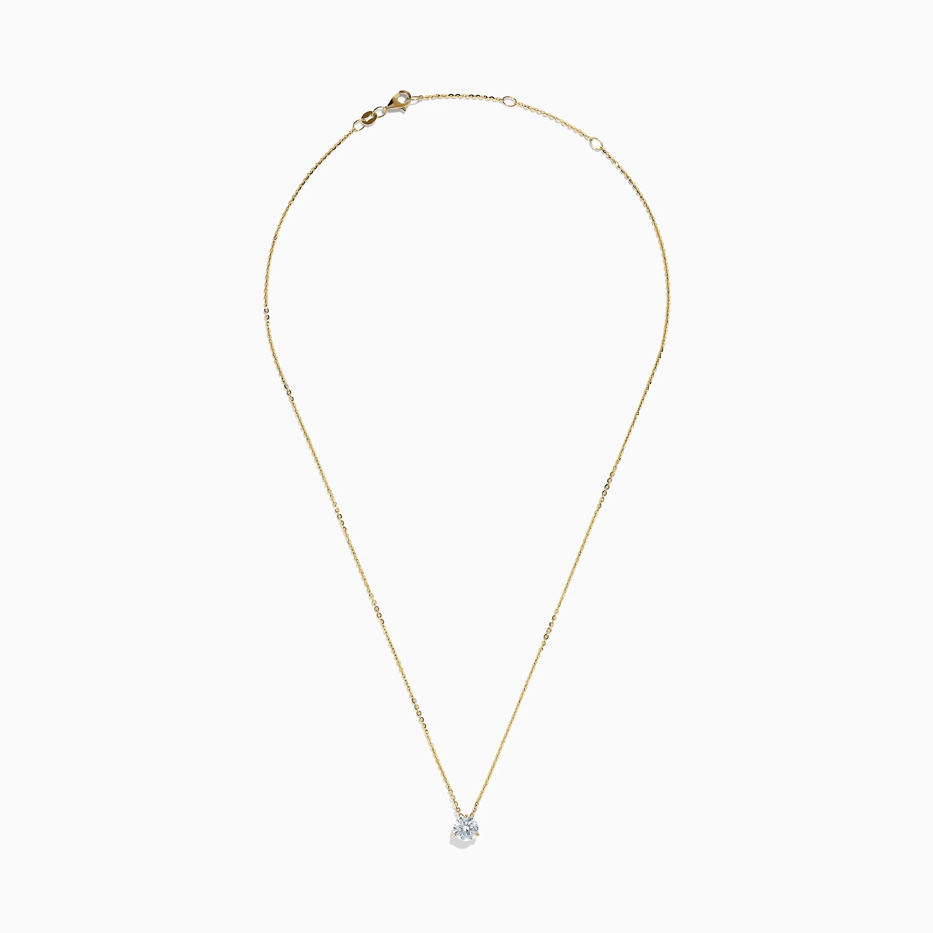 Lab Grown Diamond Earring and Necklace Set in 14K Yellow Gold sold by Effy product image thumbnail 4