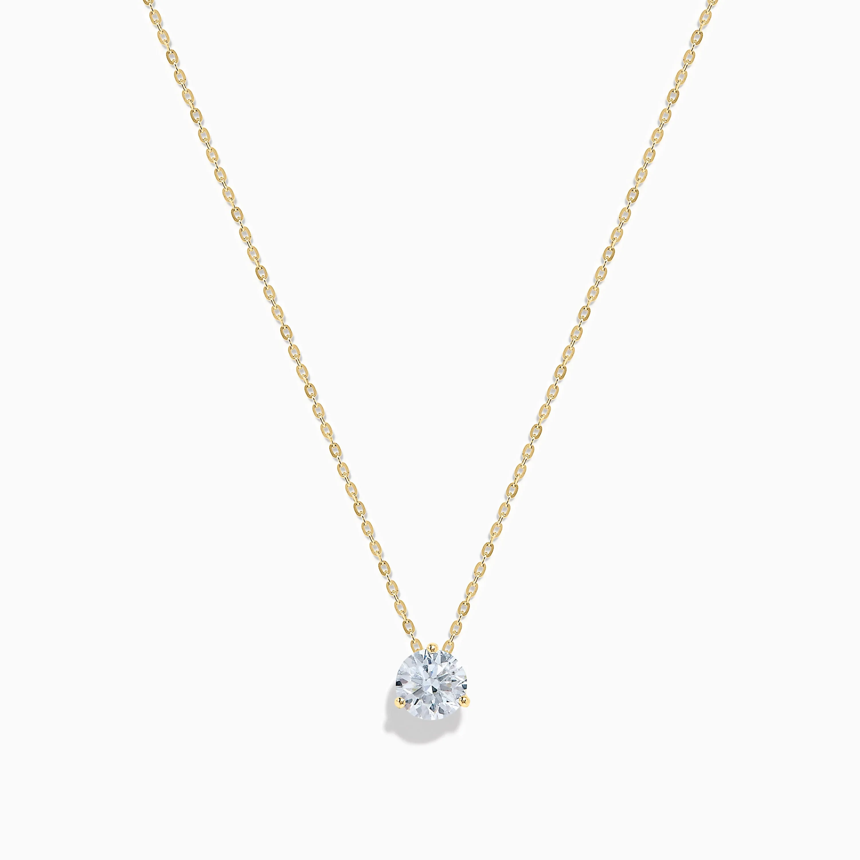 Lab Grown Diamond Earring and Necklace Set in 14K Yellow Gold sold by Effy product image thumbnail 2