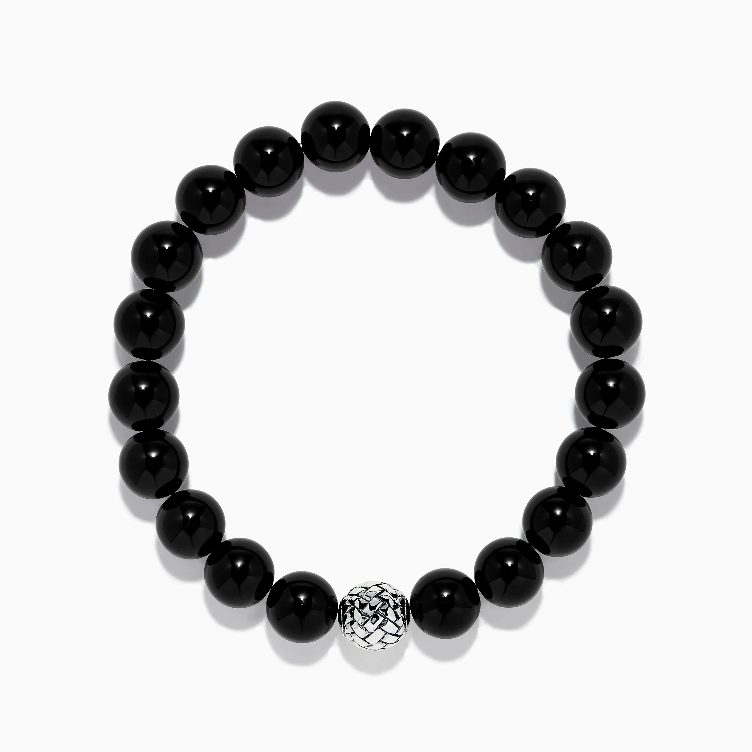 Tiger's Eye and Onyx Beaded 2-Piece Bracelet Set with Sterling Silver sold by Effy product image thumbnail 3