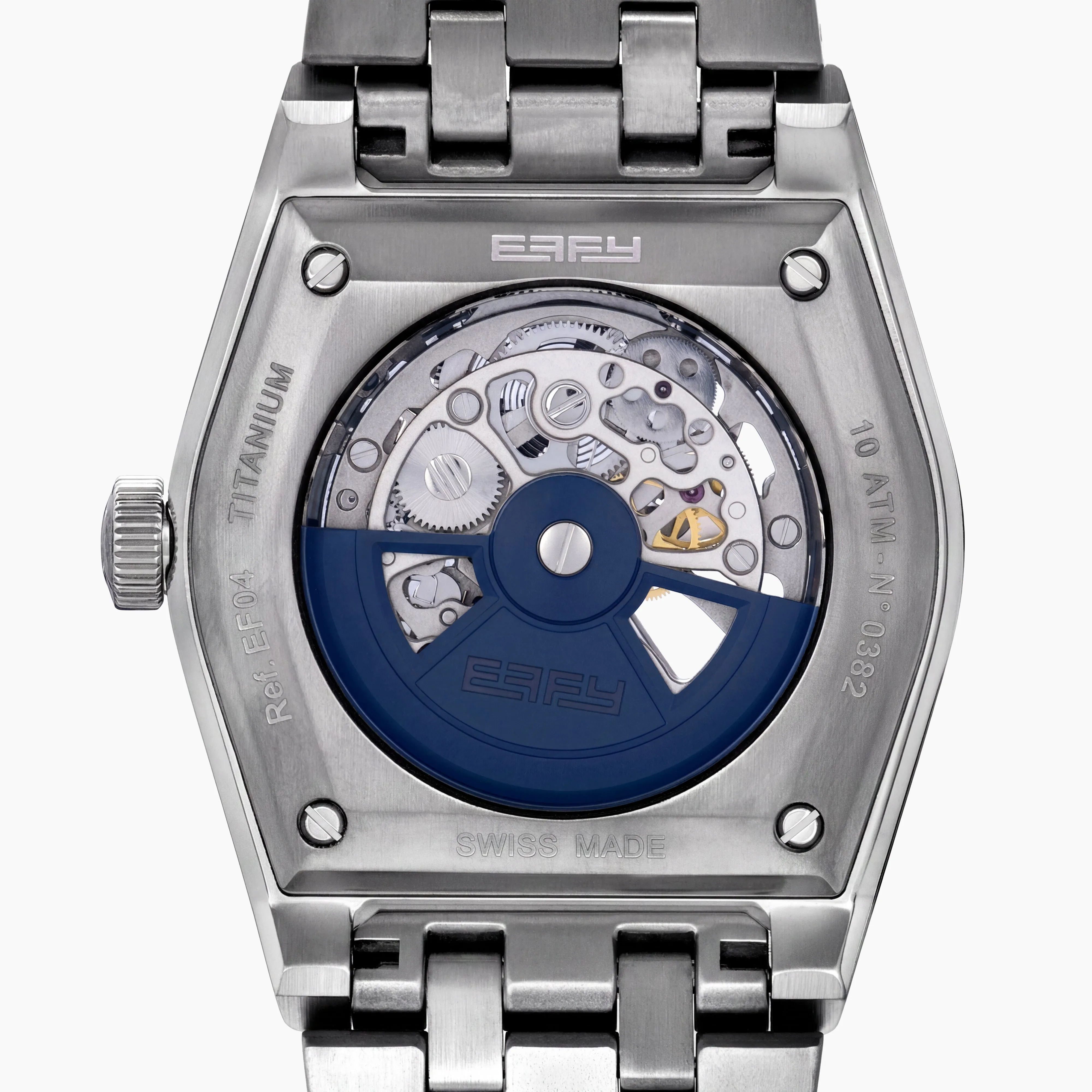 42MM Swiss Made Titanium Automatic Skeleton Watch sold by Effy product image thumbnail 2