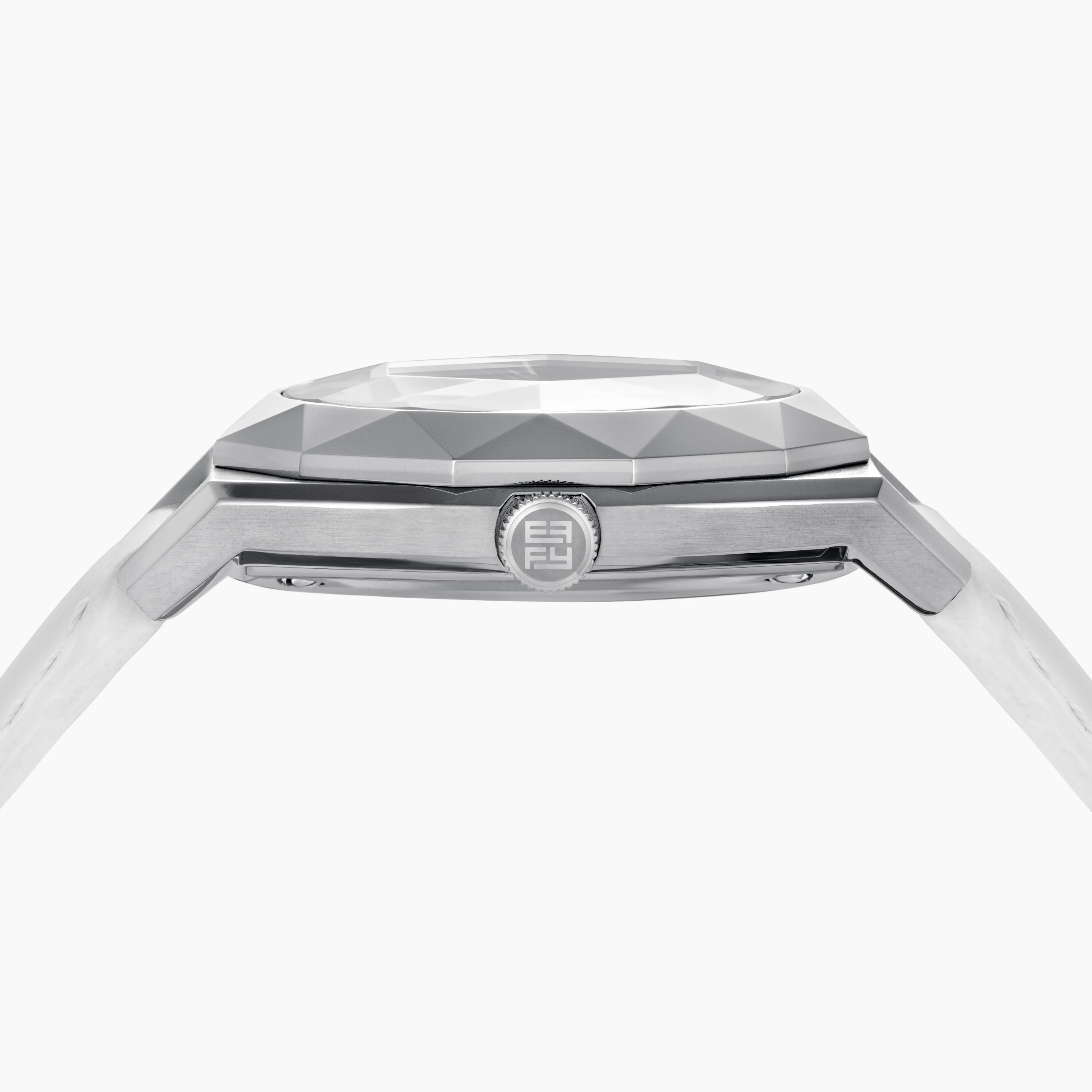 36MM White Dial Swiss Made Titanium Watch with Diamonds sold by Effy product image thumbnail 4