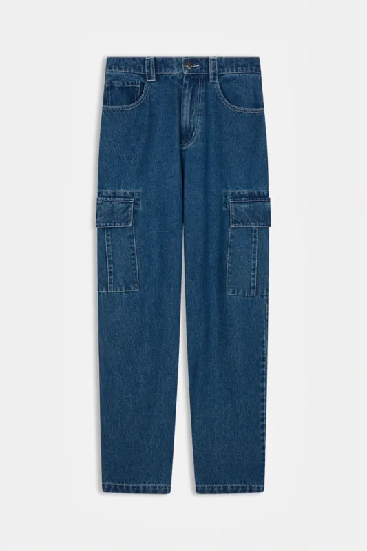 Safran Bleu jean sold by Eleven Paris