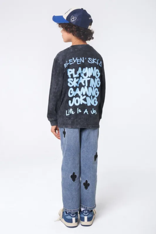 Eming Noir délavé sold by Eleven Paris