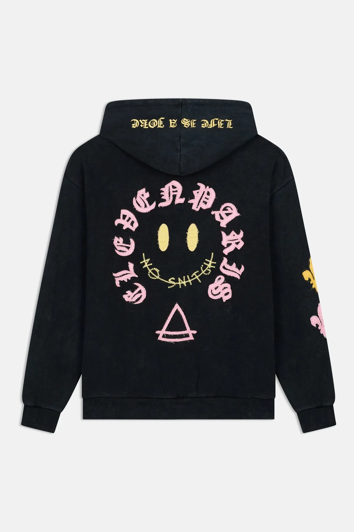 Poncho Noir délavé sold by Eleven Paris