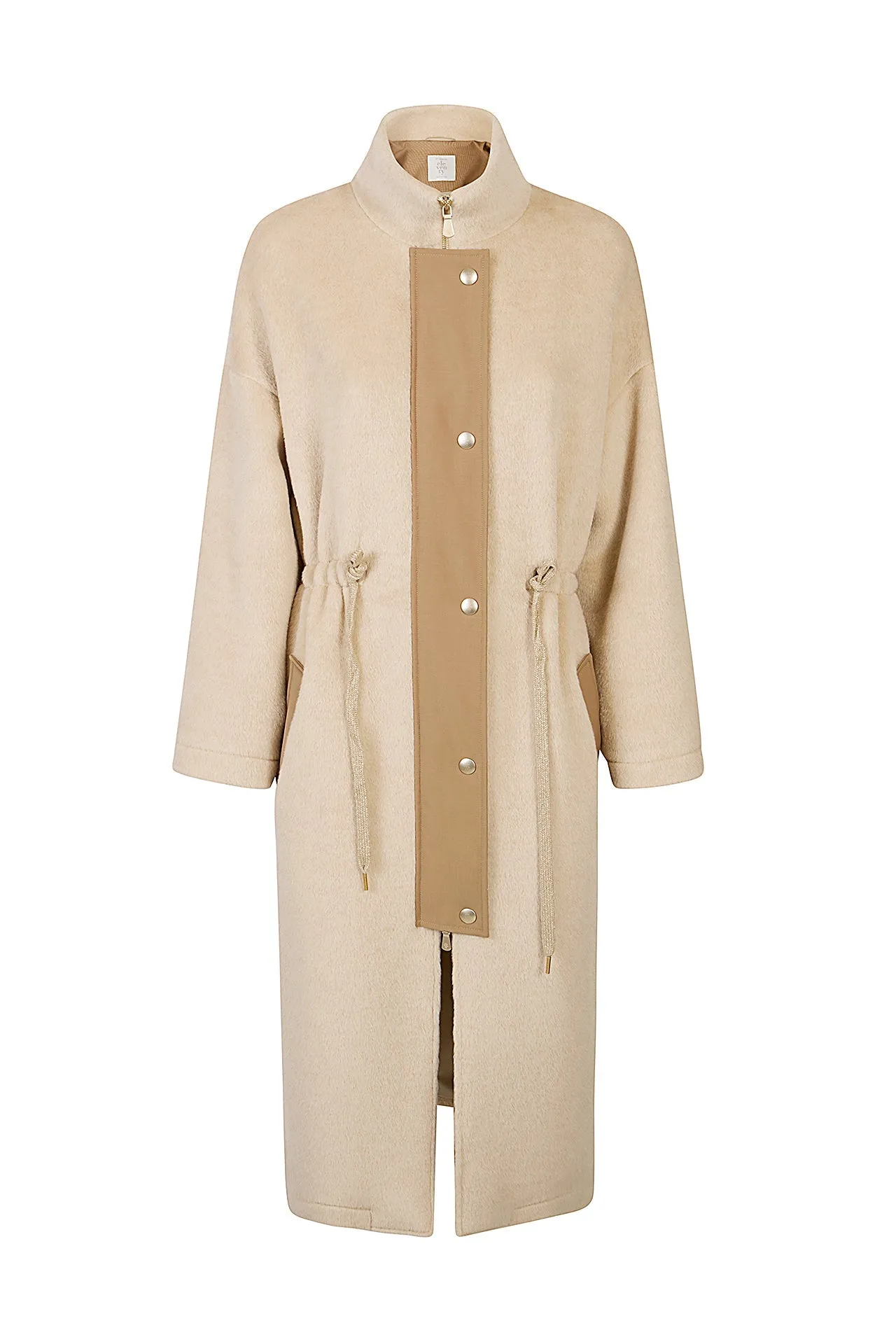 LONG BI-MATERIAL PARKA sold by Eleventy