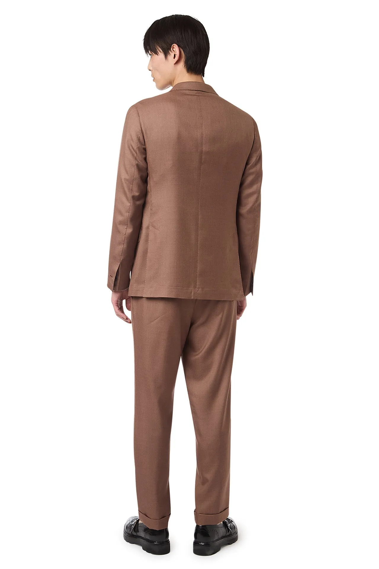 SINGLE-BREASTED CASHMERE AND SILK SUIT sold by Eleventy product image thumbnail 4