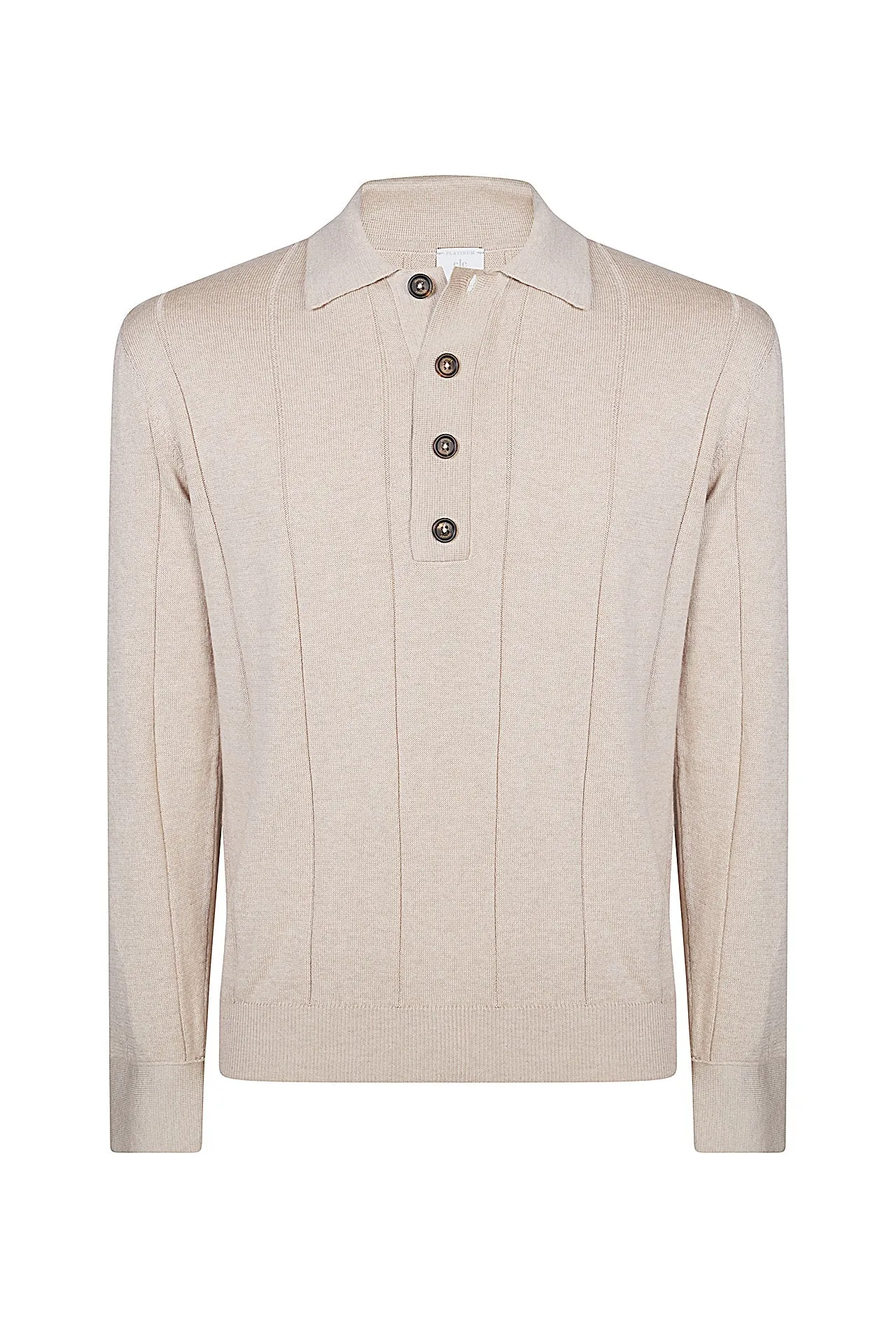 COTTON CASHMERE KNITTED POLO sold by Eleventy
