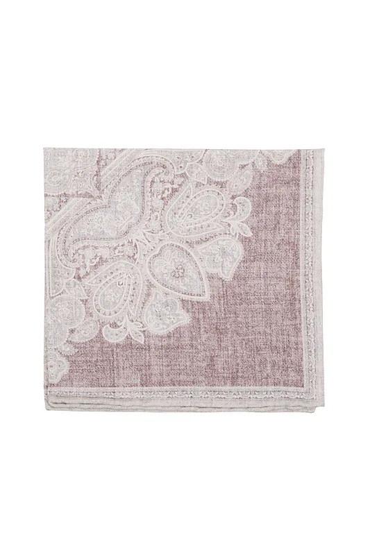 PATTERNED WOOL COTTON POCKET made by Eleventy