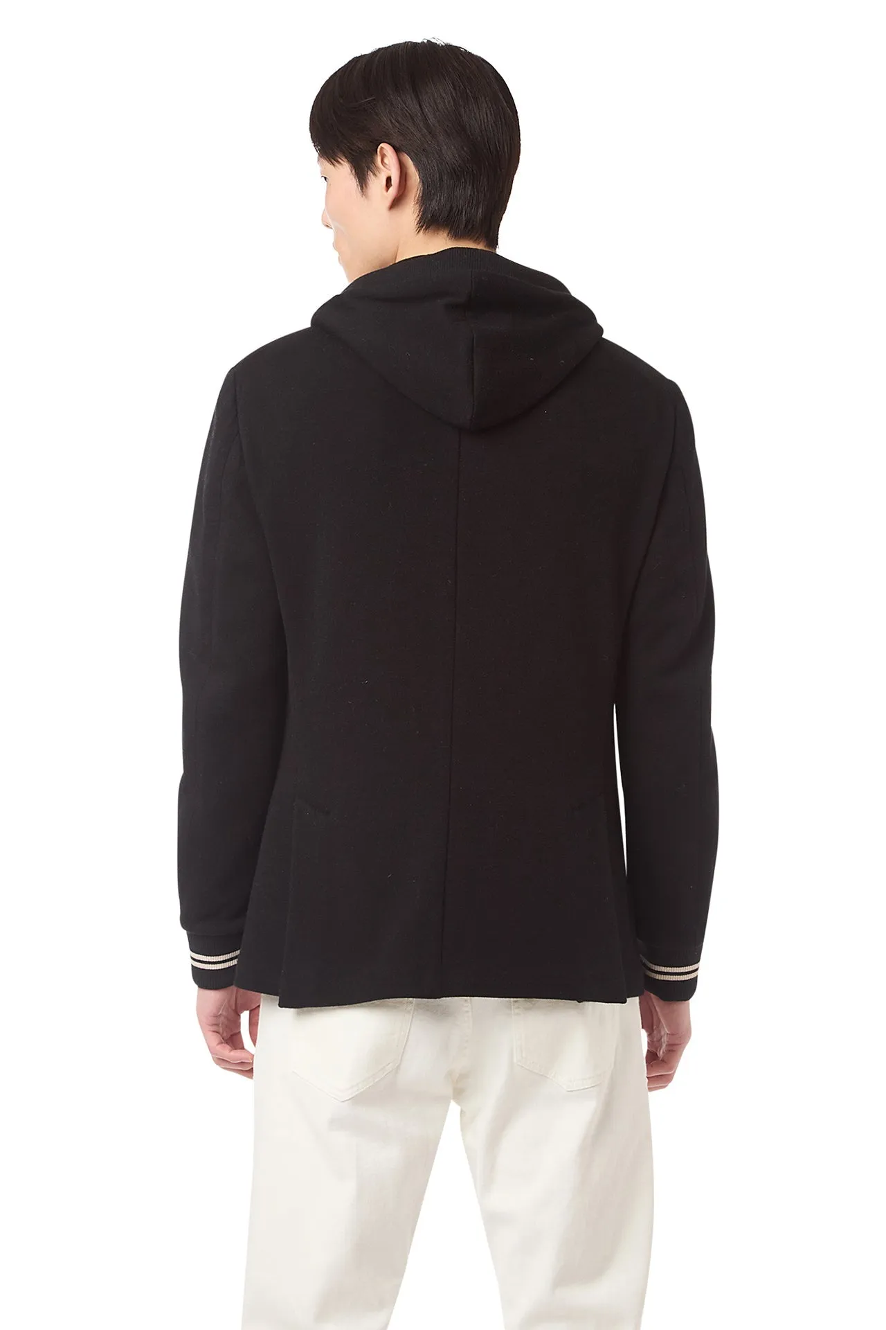 COTTON CASHMERE BIB JACKET sold by Eleventy product image thumbnail 4