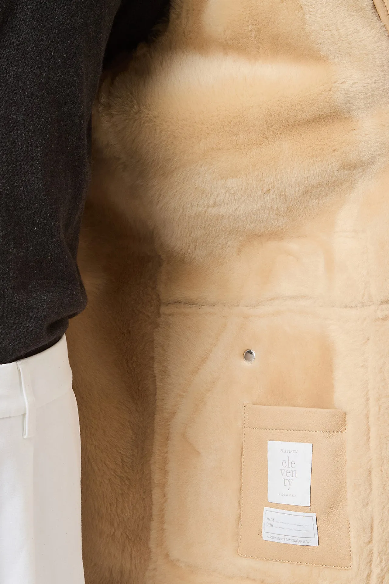 SHEARLING HOODIE sold by Eleventy product image thumbnail 5