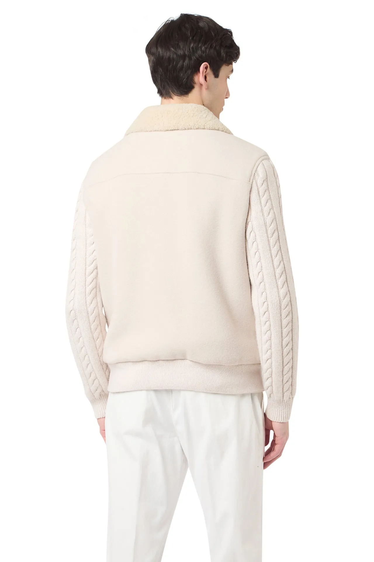 JACKET WITH SHEARLING LINING sold by Eleventy product image thumbnail 4