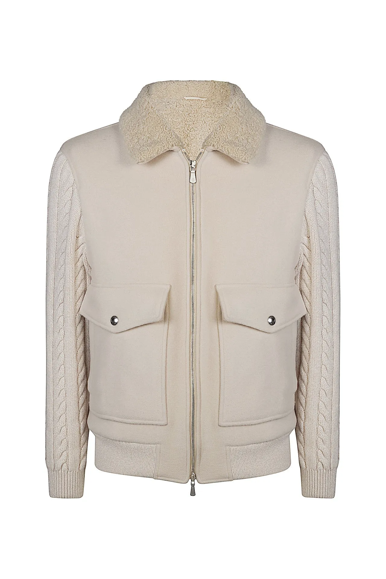 JACKET WITH SHEARLING LINING sold by Eleventy