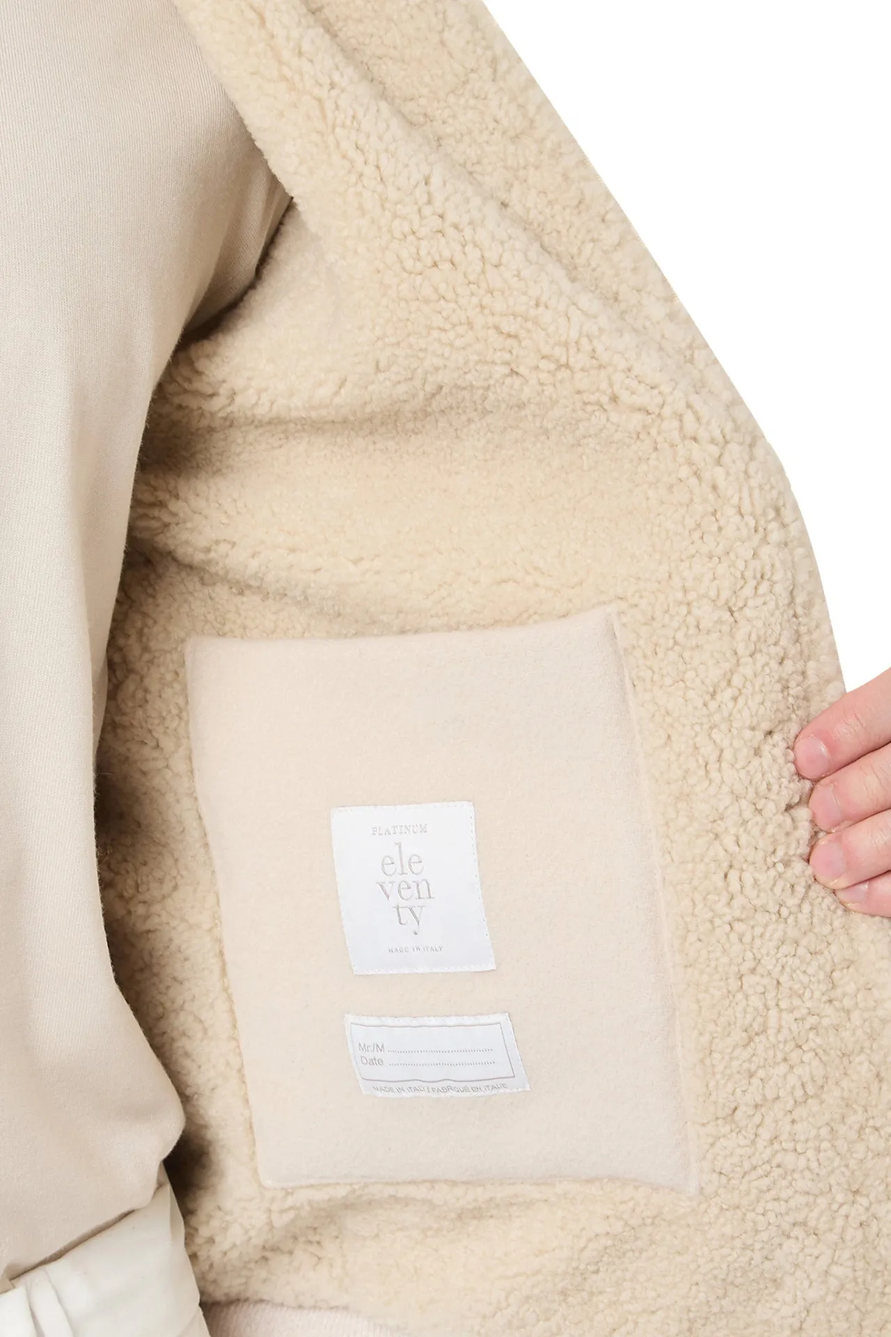 JACKET WITH SHEARLING LINING sold by Eleventy product image thumbnail 5