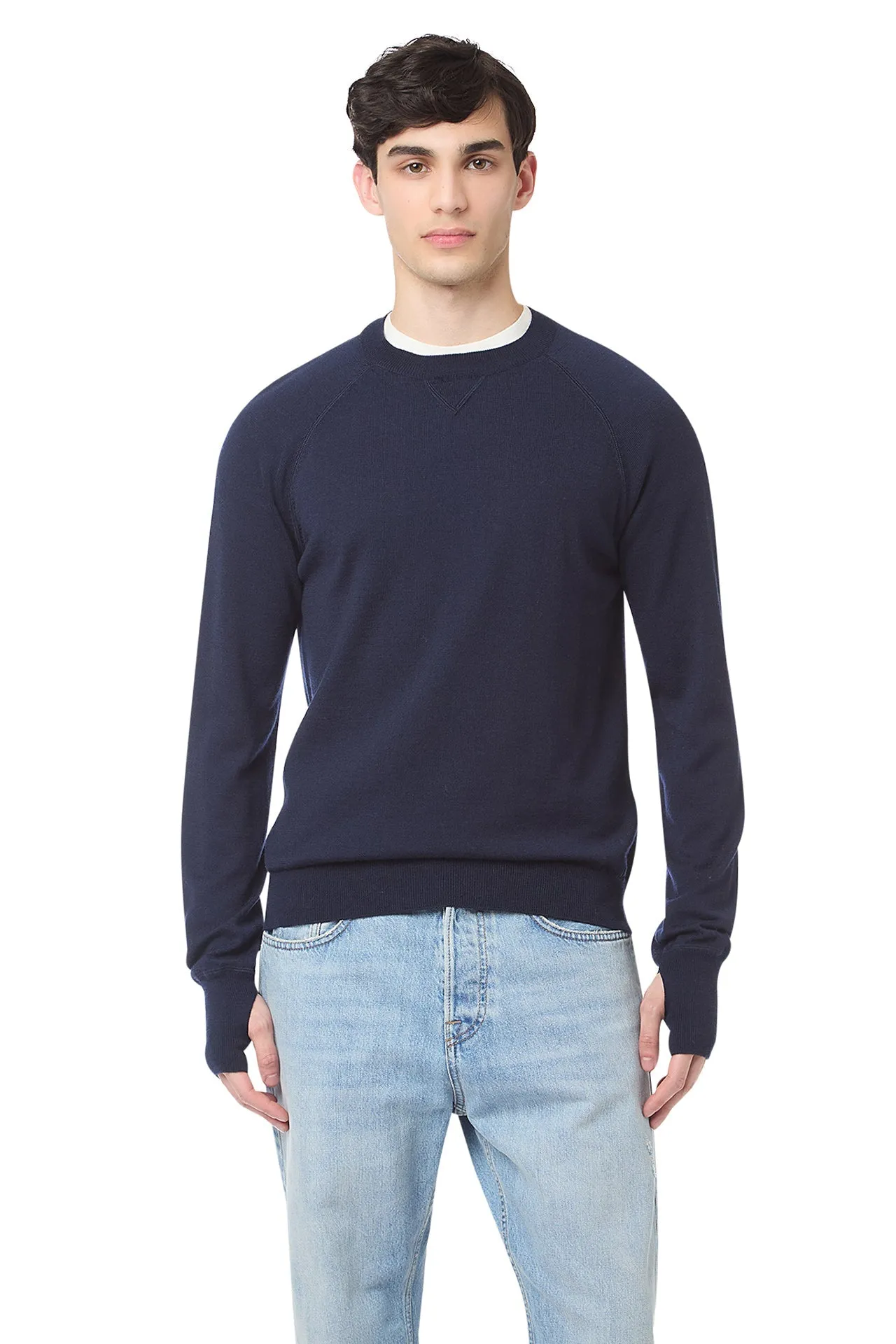 RAGLAN CREW NECK SWEATER sold by Eleventy product image thumbnail 2