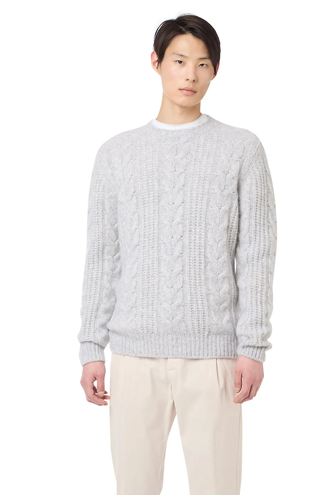 CREW NECK BRAID SWEATER sold by Eleventy product image thumbnail 2