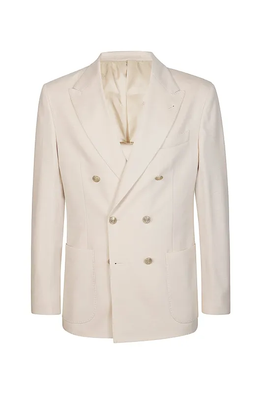 DOUBLE BREASTED JACKET P LANCIA sold by Eleventy