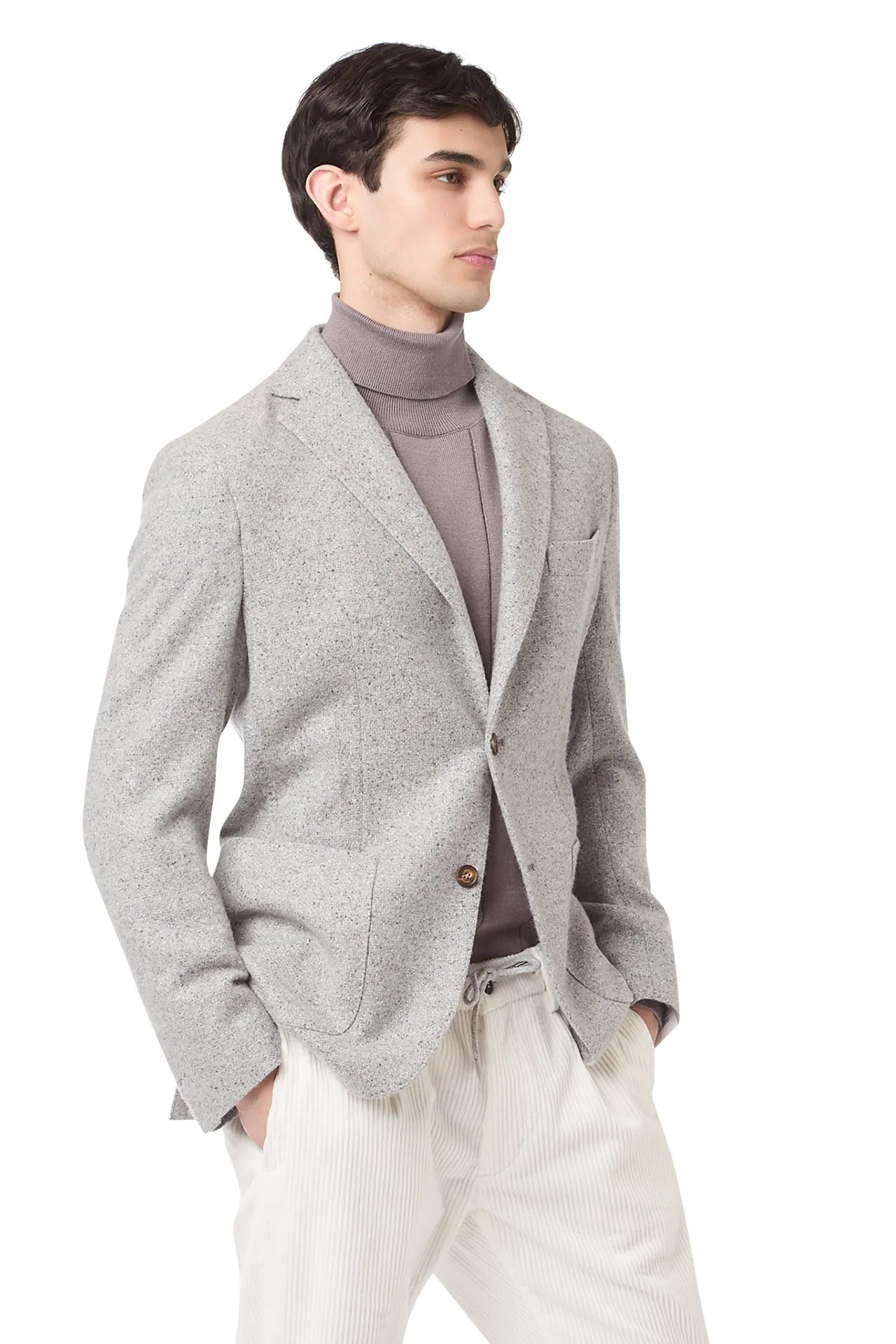 SOFT JACKET WITH PATCH POCKET sold by Eleventy product image thumbnail 3