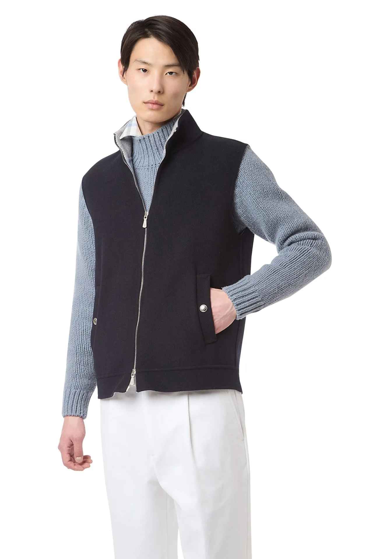 FULL ZIP VEST sold by Eleventy product image thumbnail 2
